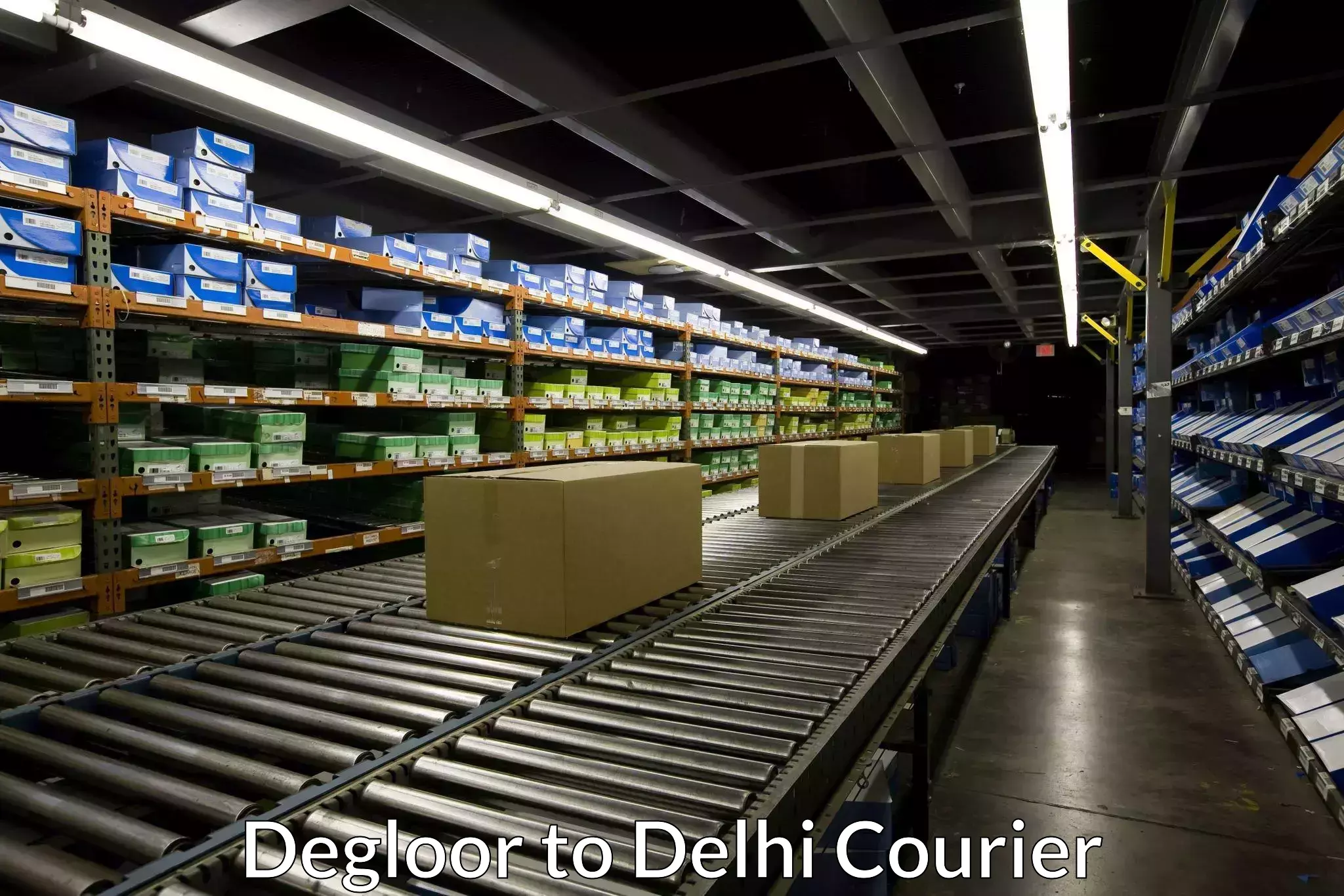 Online shipping calculator Degloor to Jawaharlal Nehru University New Delhi