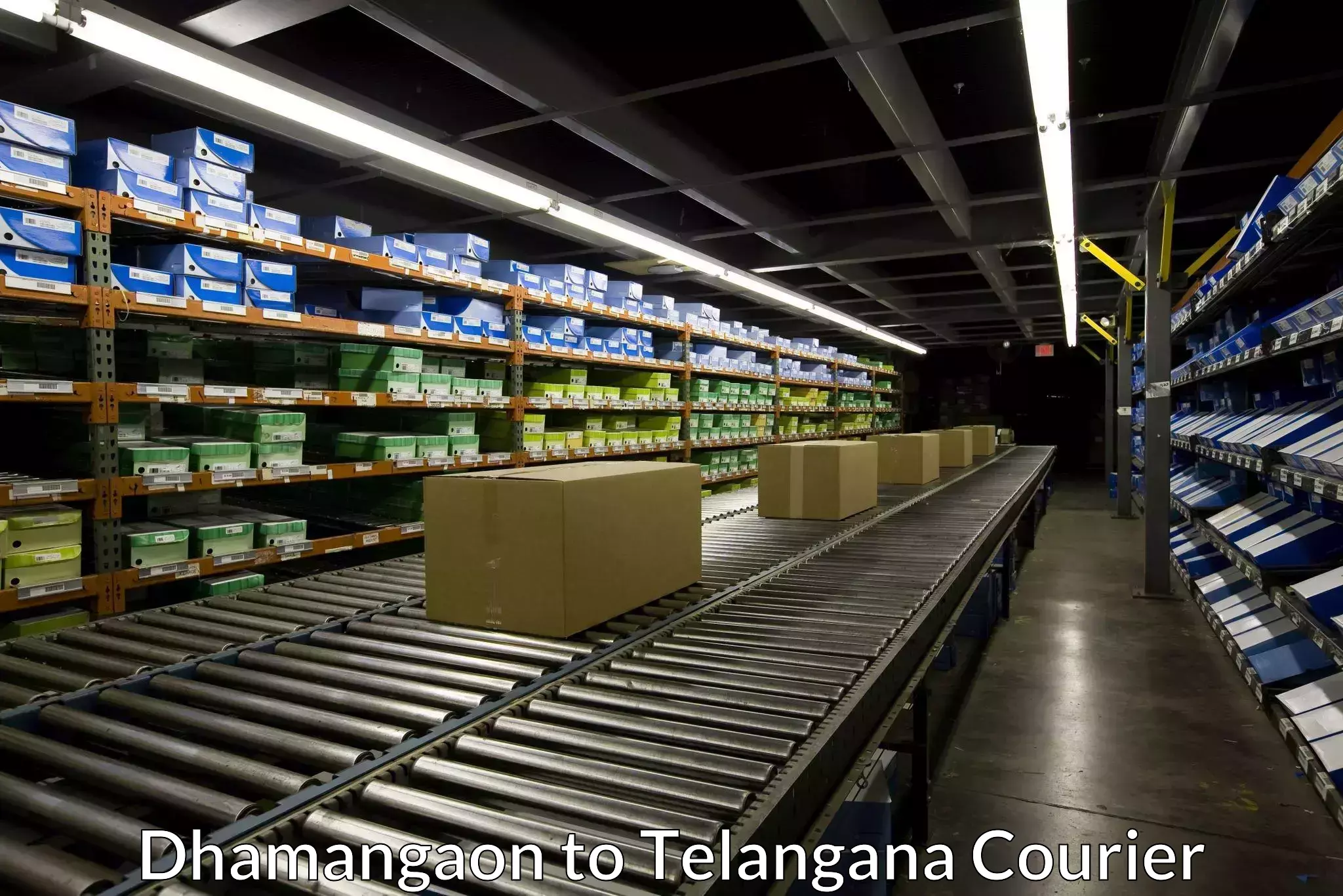 High-capacity parcel service Dhamangaon to Yerrupalem