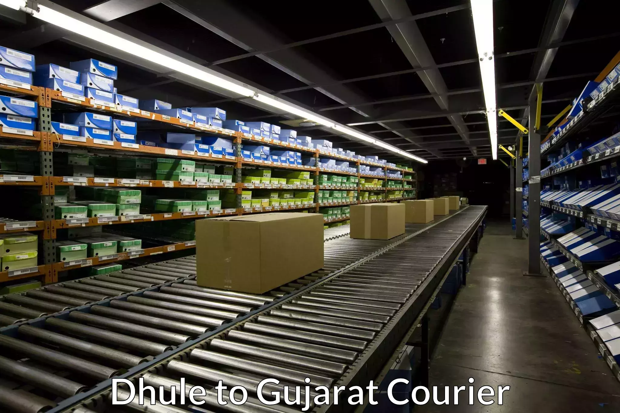 Parcel service for businesses Dhule to Gujarat