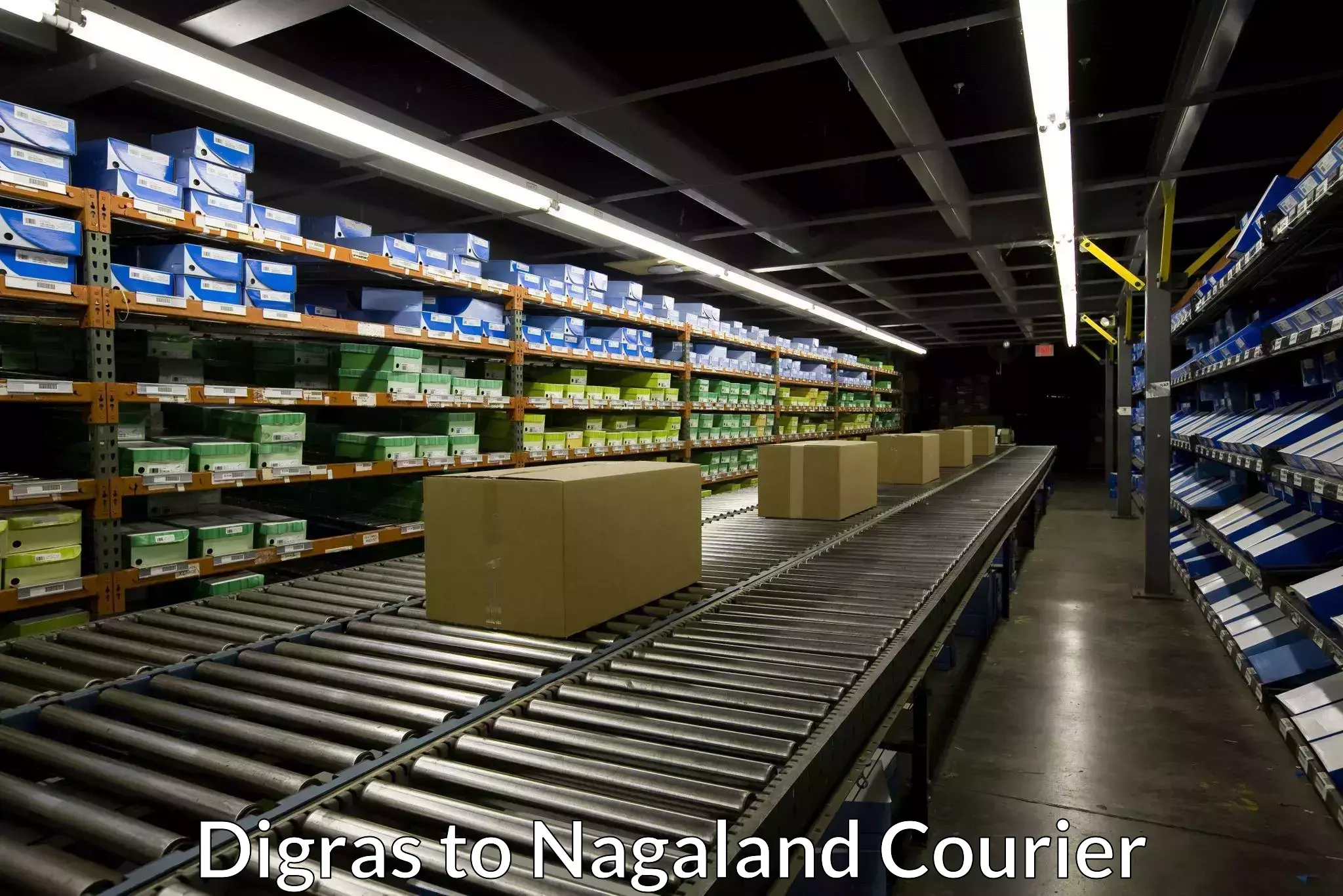 Efficient parcel tracking Digras to Nagaland