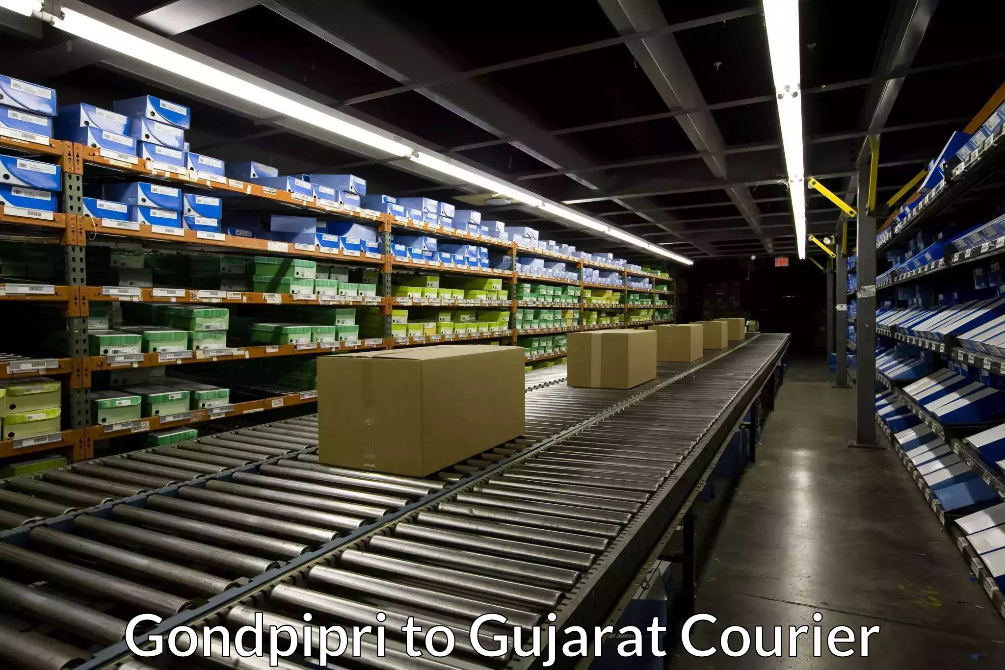 Express delivery capabilities Gondpipri to Gujarat