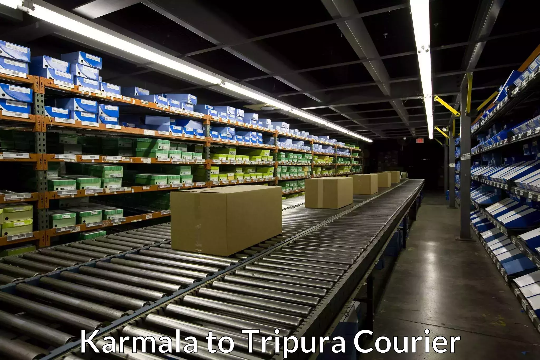 Courier membership Karmala to Teliamura
