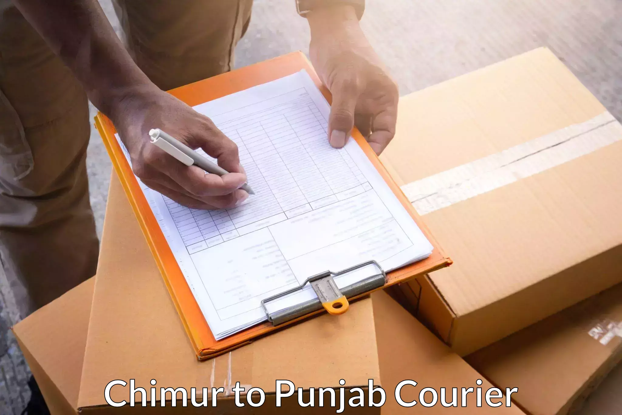 Pharmaceutical courier Chimur to Punjab