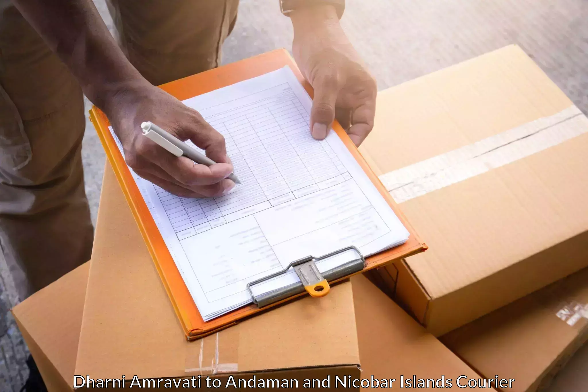Efficient parcel tracking in Dharni Amravati to North And Middle Andaman