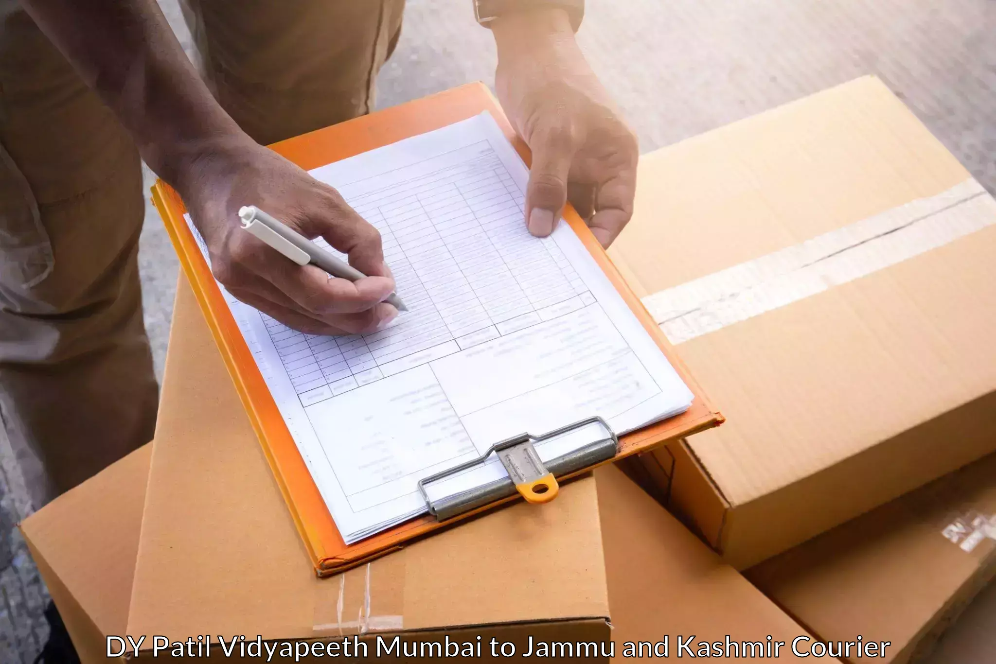 Efficient parcel tracking DY Patil Vidyapeeth Mumbai to Udhampur