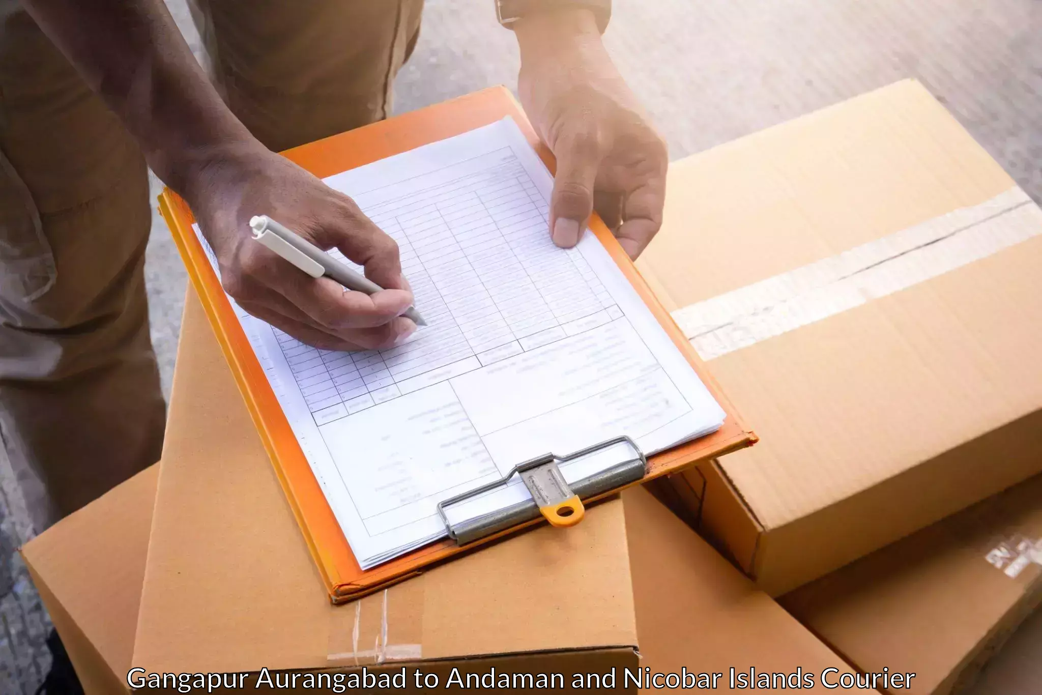 Package tracking Gangapur Aurangabad to Andaman and Nicobar Islands