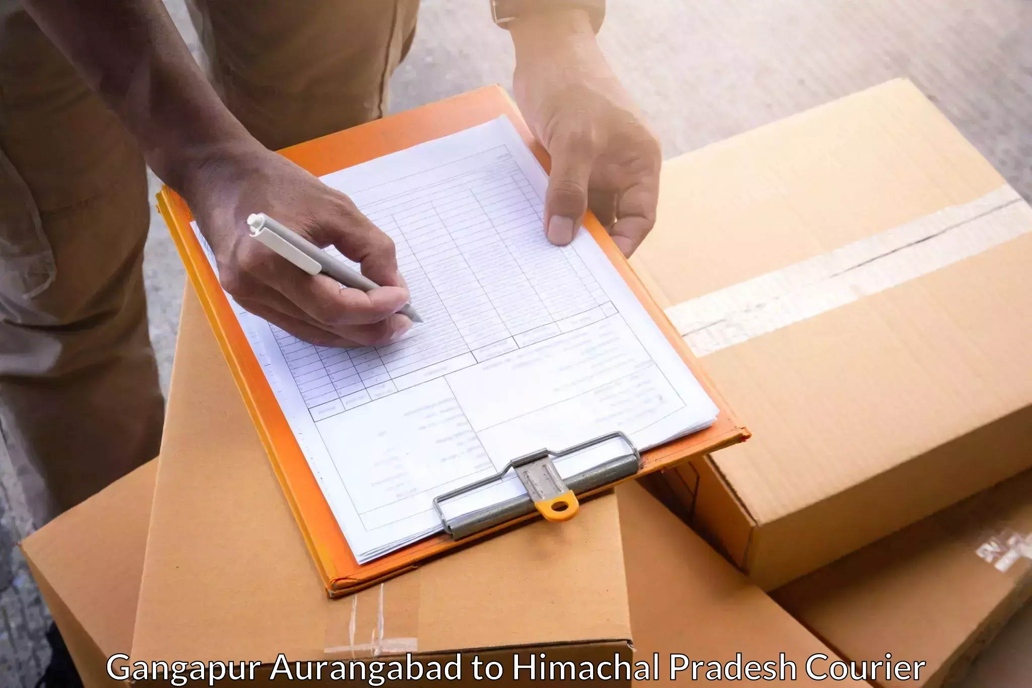 Doorstep parcel pickup Gangapur Aurangabad to Anni Kullu