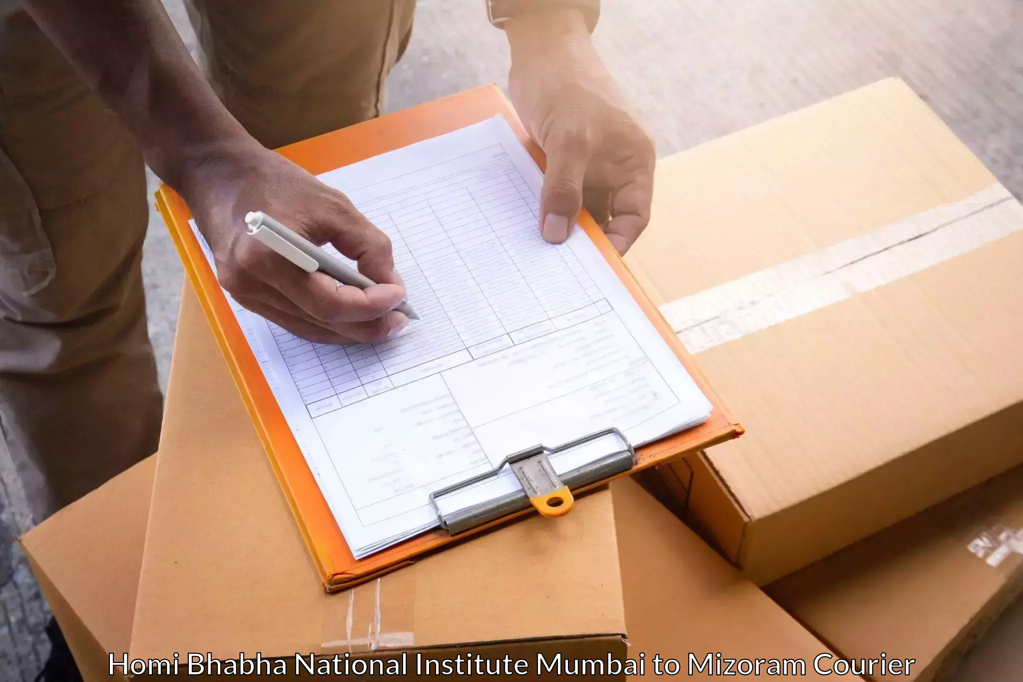 Easy access courier services Homi Bhabha National Institute Mumbai to Lunglei