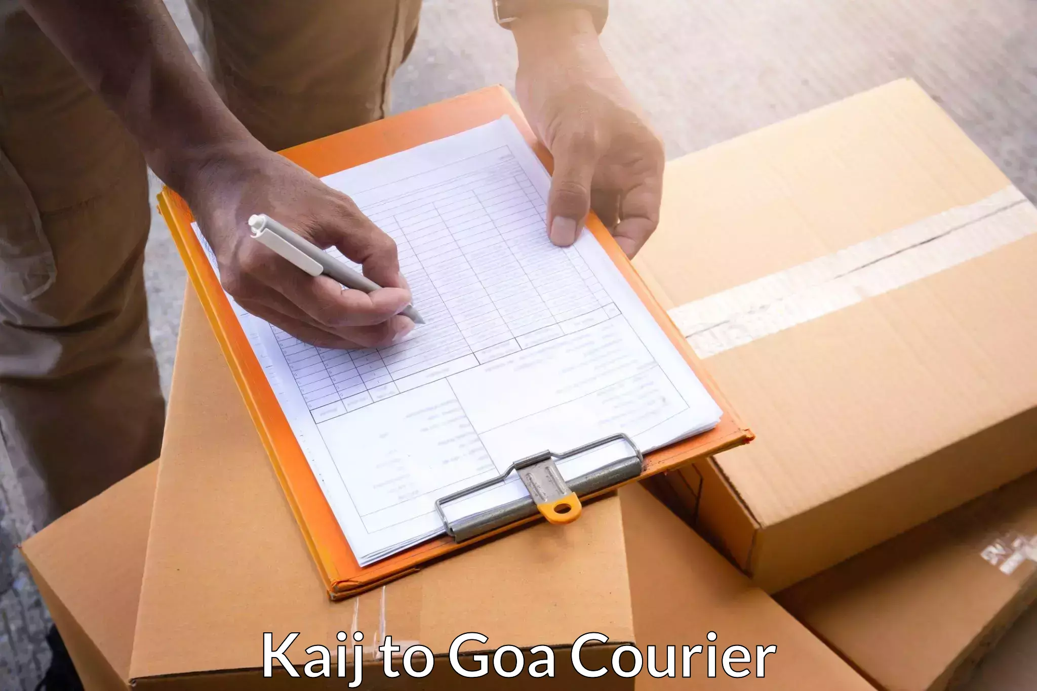 On-demand shipping options Kaij to Panaji