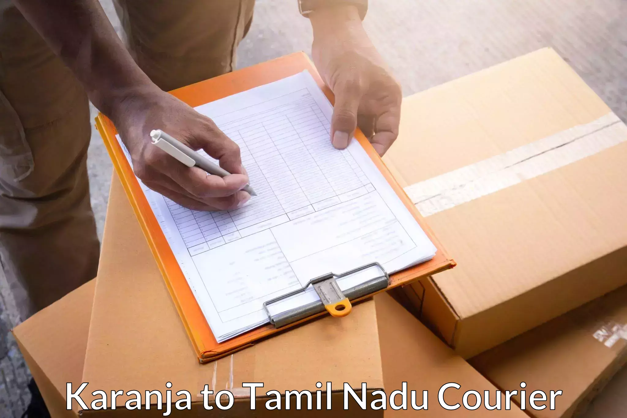 Multi-service courier options Karanja to Natham