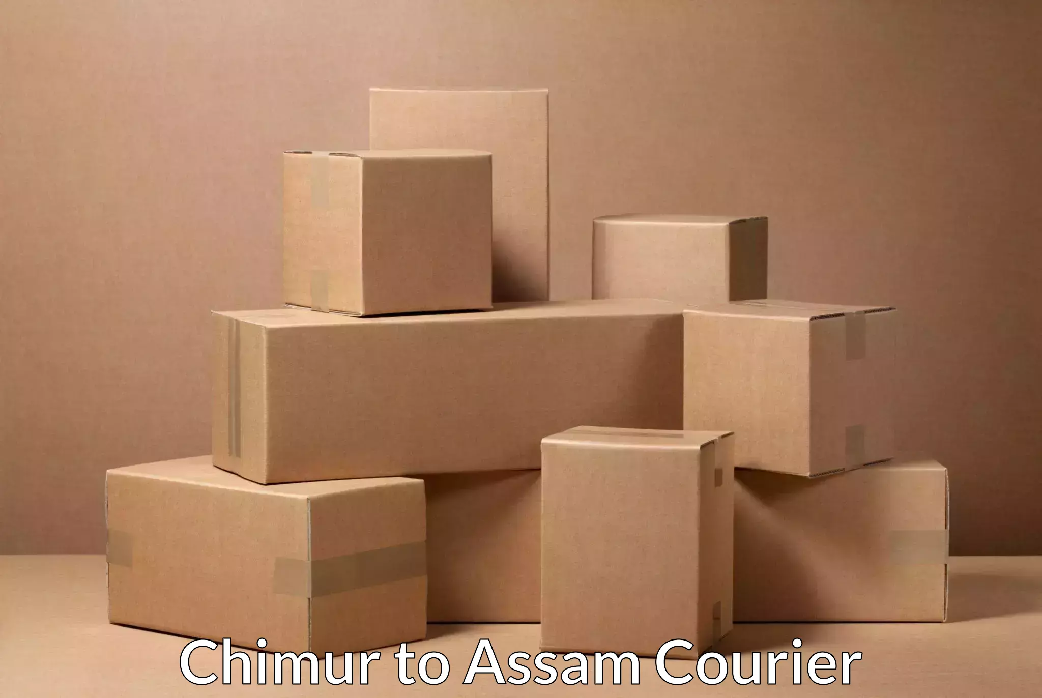 Next day courier Chimur to Nazira