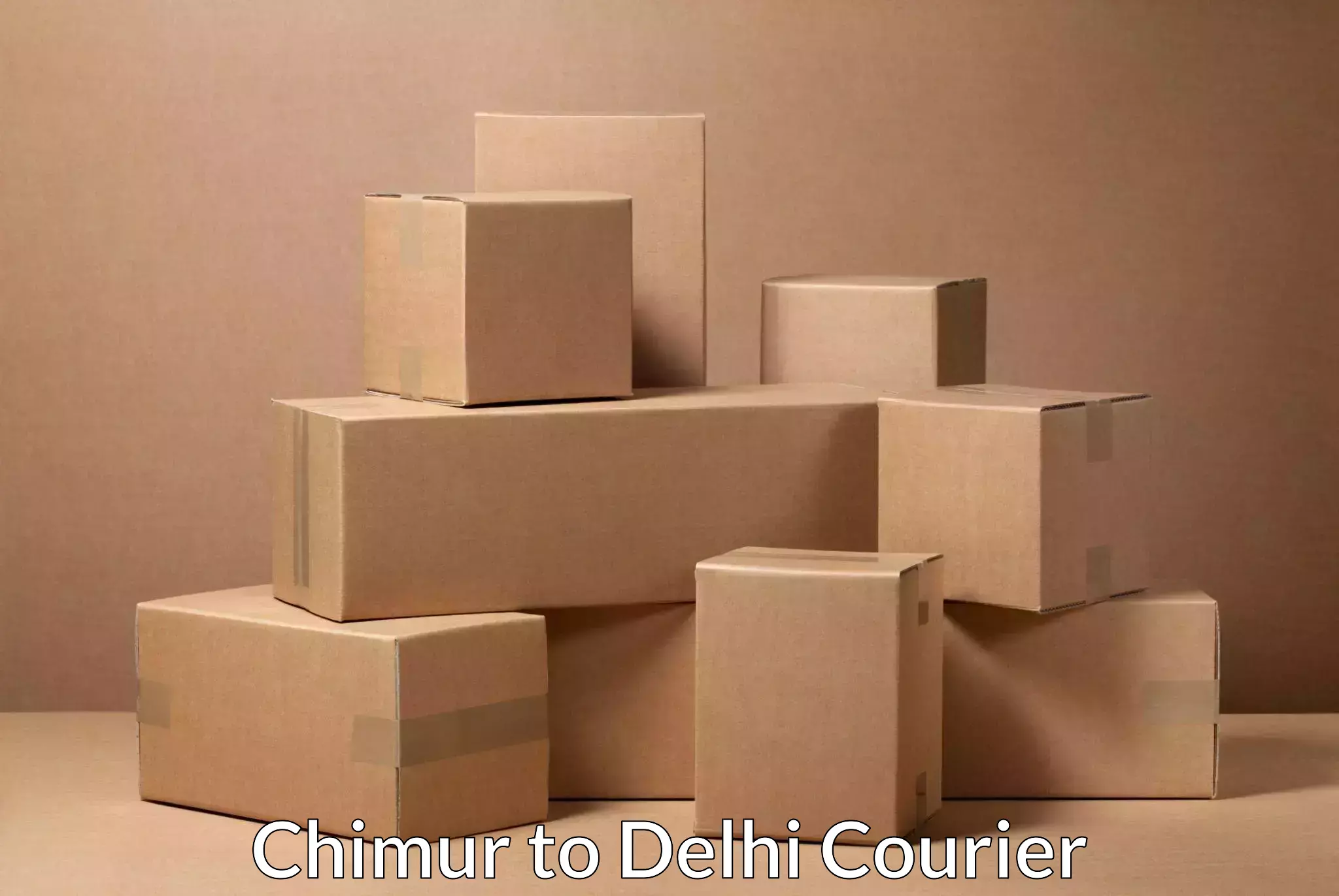 Weekend courier service in Chimur to Lodhi Road