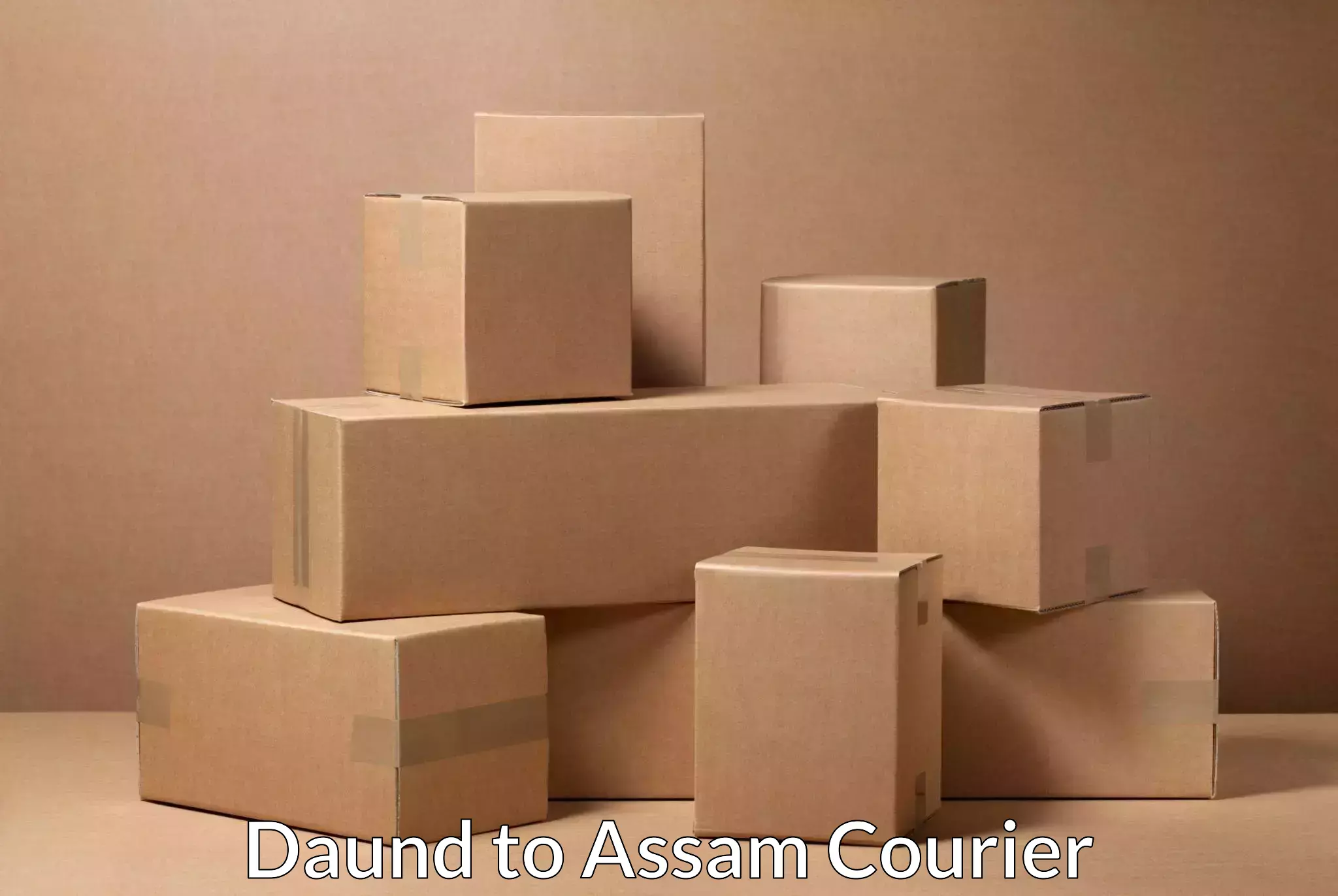 Long distance courier Daund to Nalbari