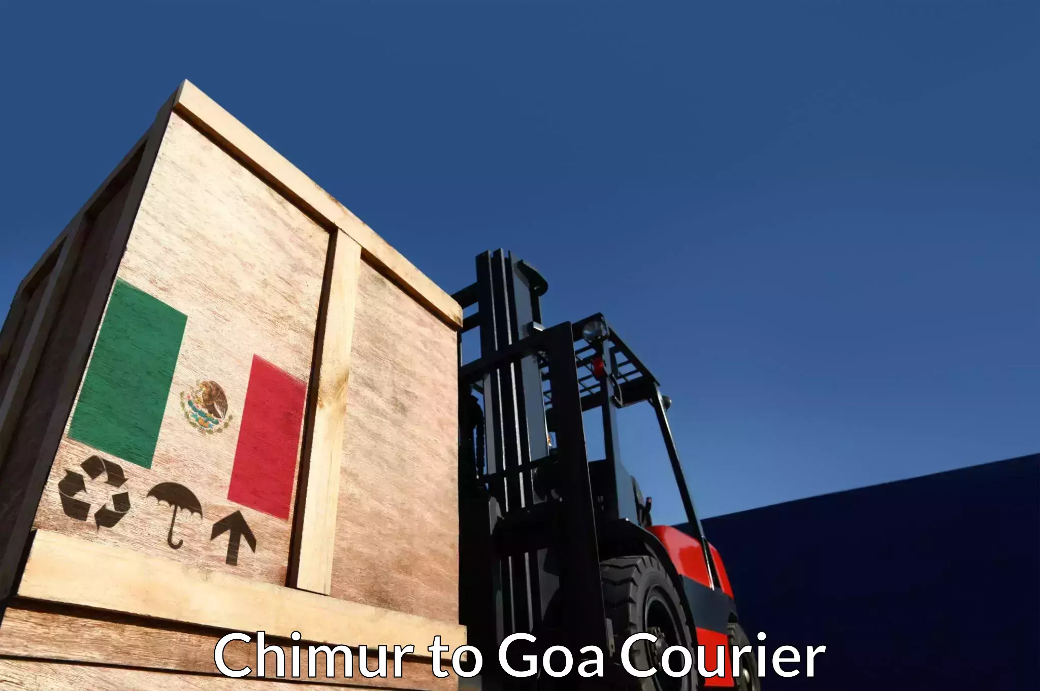 Door-to-door shipping Chimur to Goa University