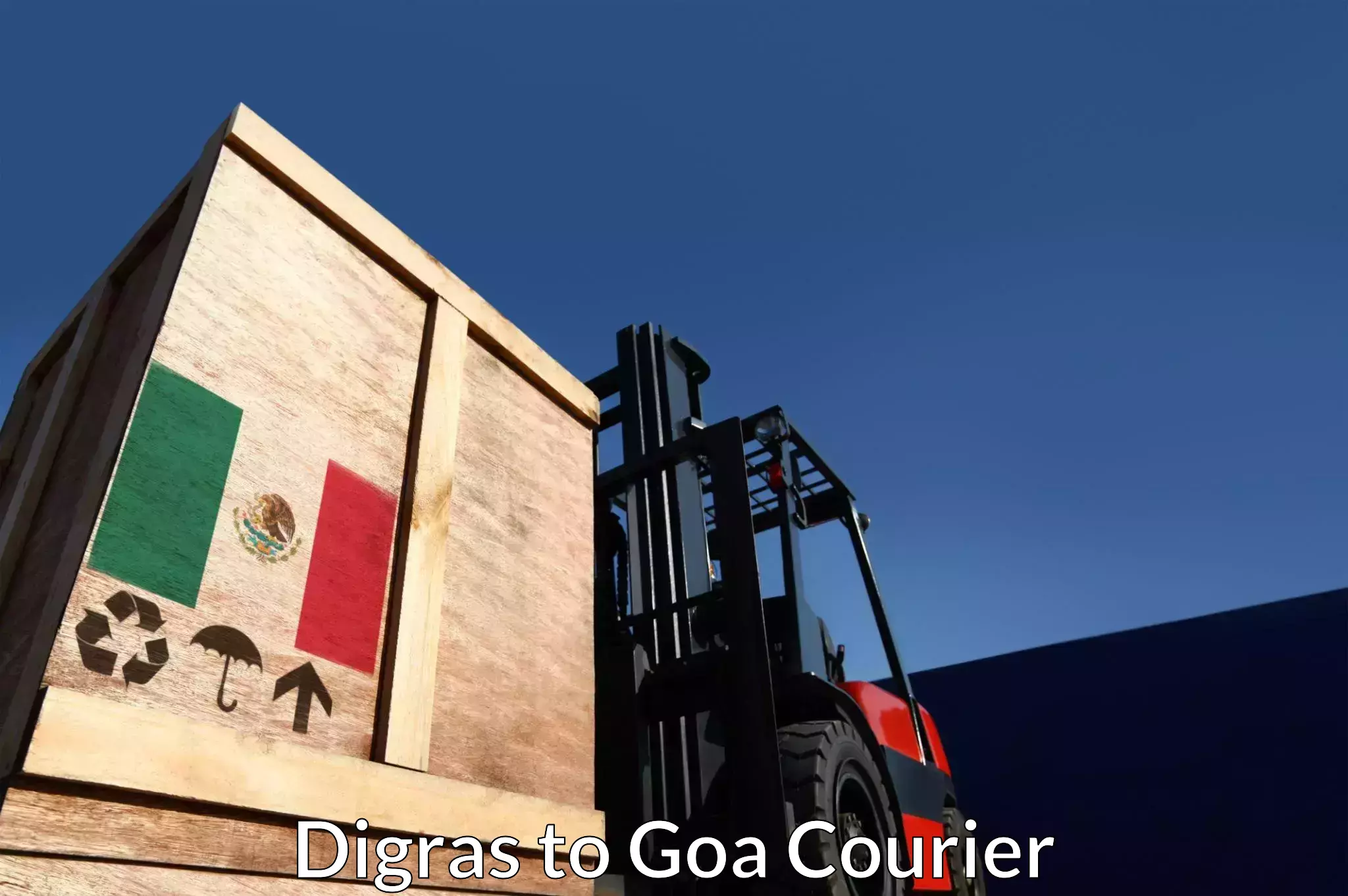 High-capacity courier solutions Digras to Bicholim