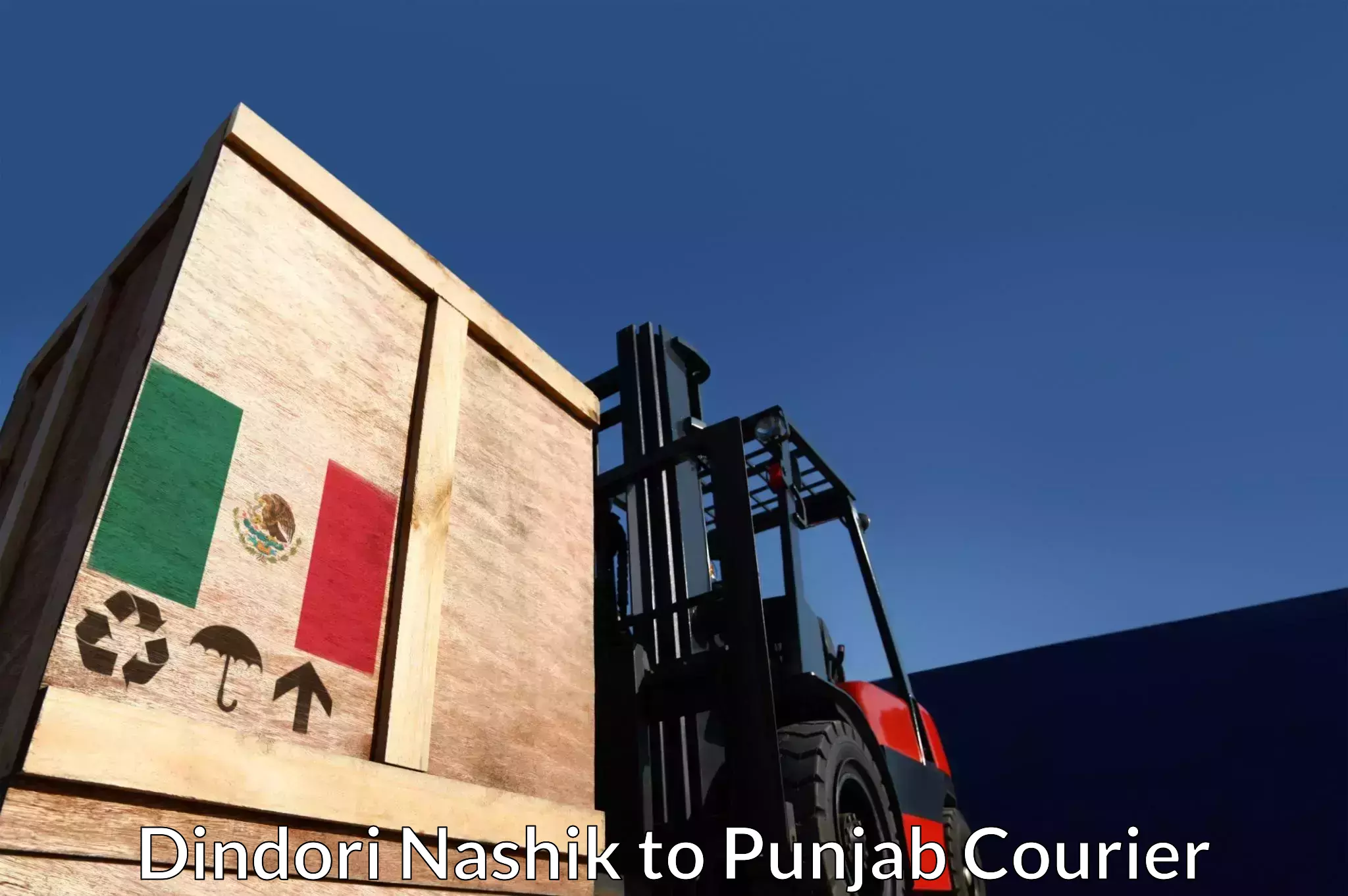 Courier insurance Dindori Nashik to Punjab