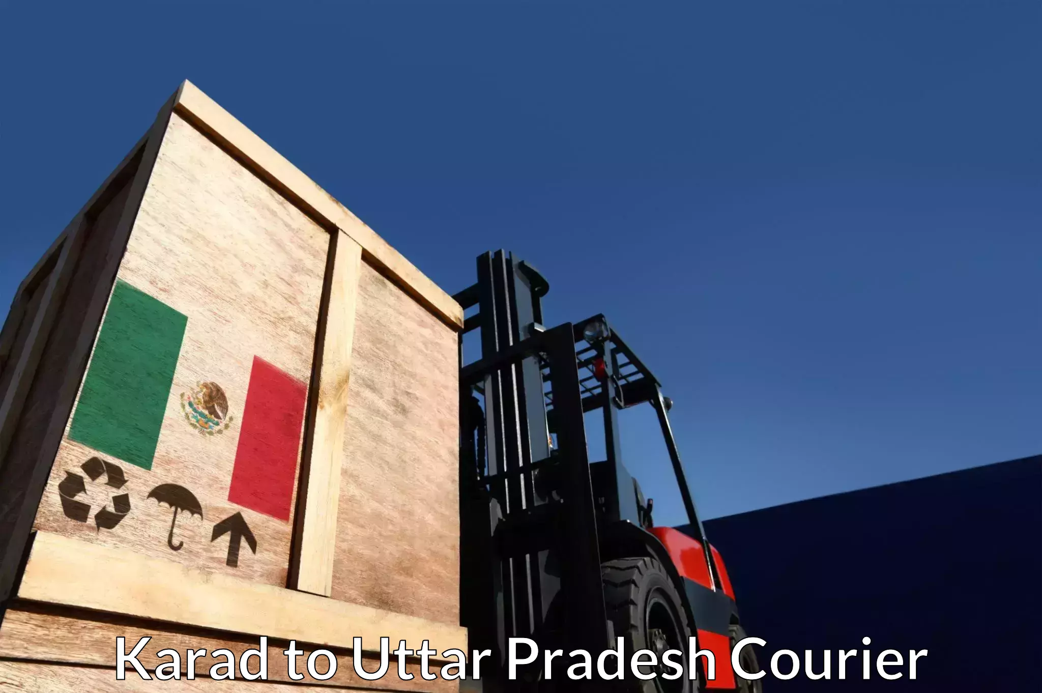 Logistics efficiency Karad to Uttar Pradesh
