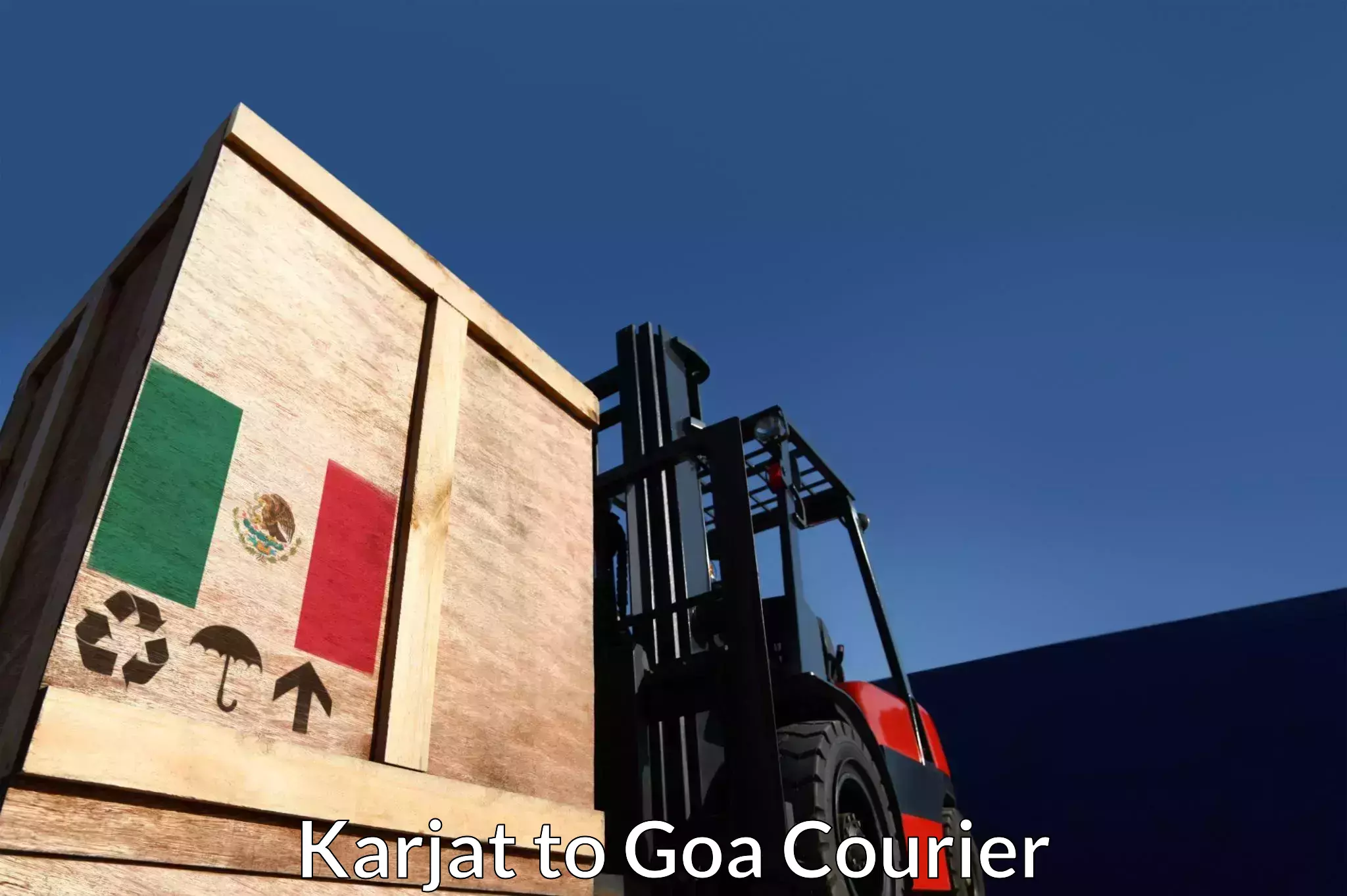 Express courier facilities Karjat to Goa