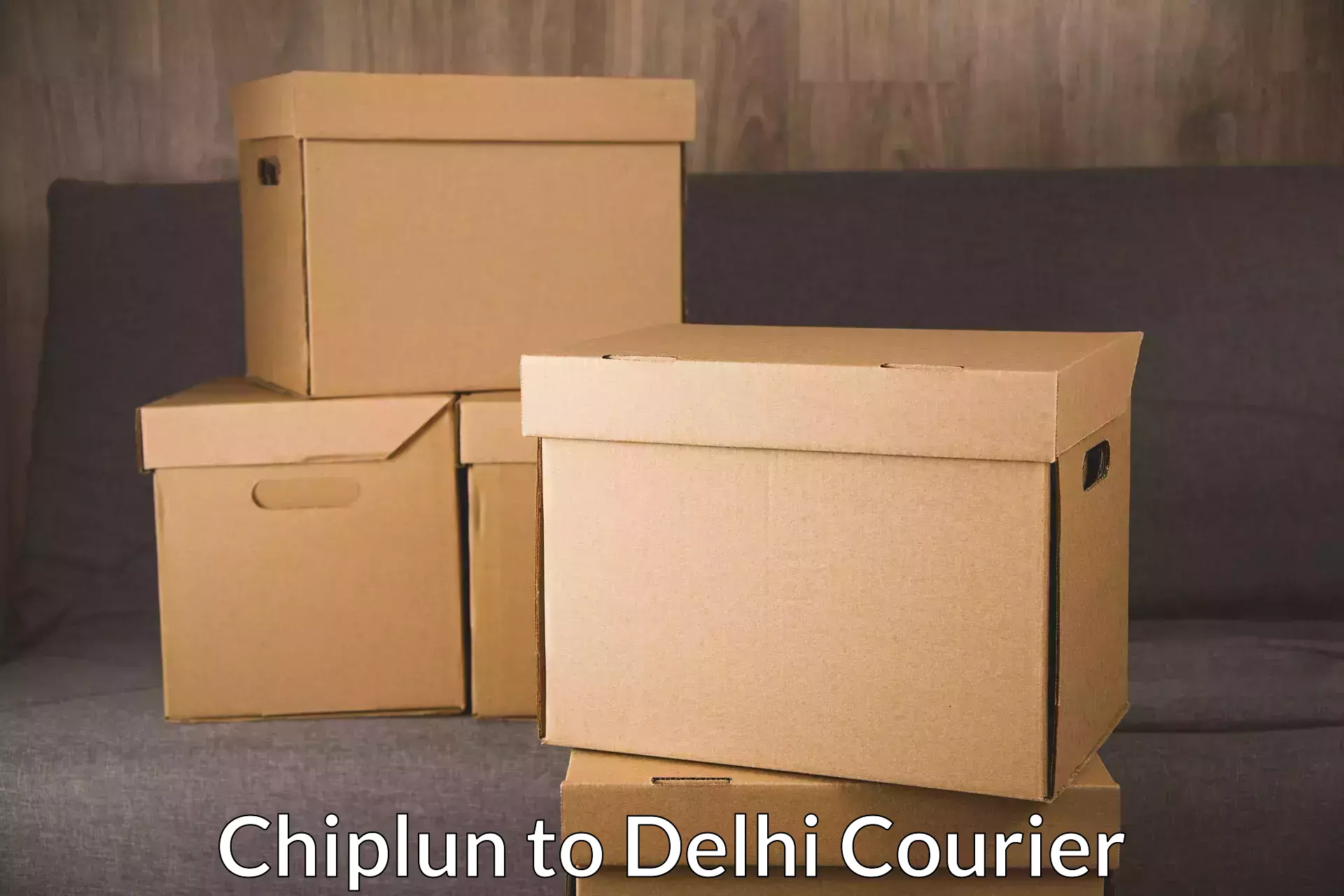 24-hour courier service in Chiplun to Guru Gobind Singh Indraprastha University New Delhi