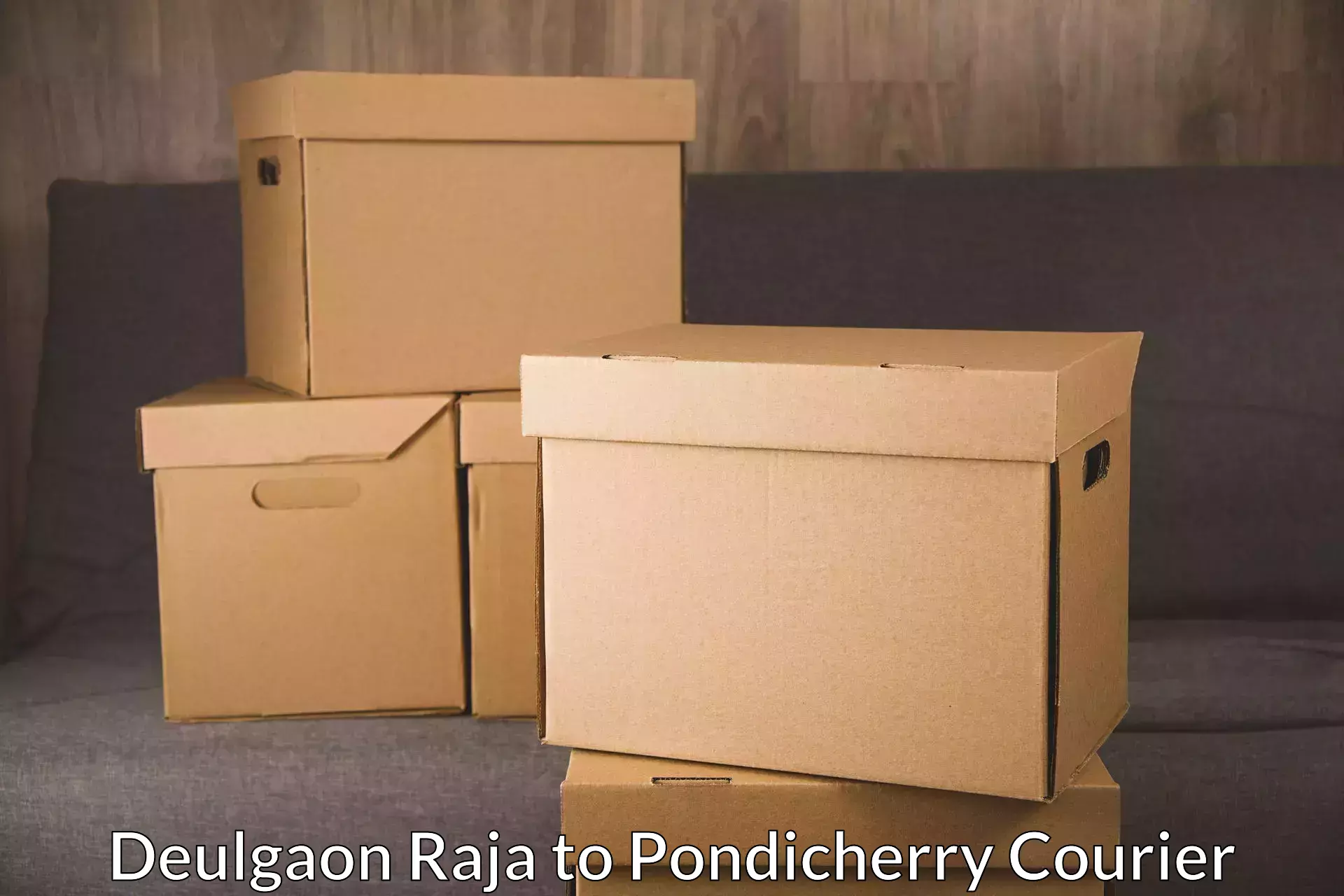 High-capacity courier solutions Deulgaon Raja to Pondicherry