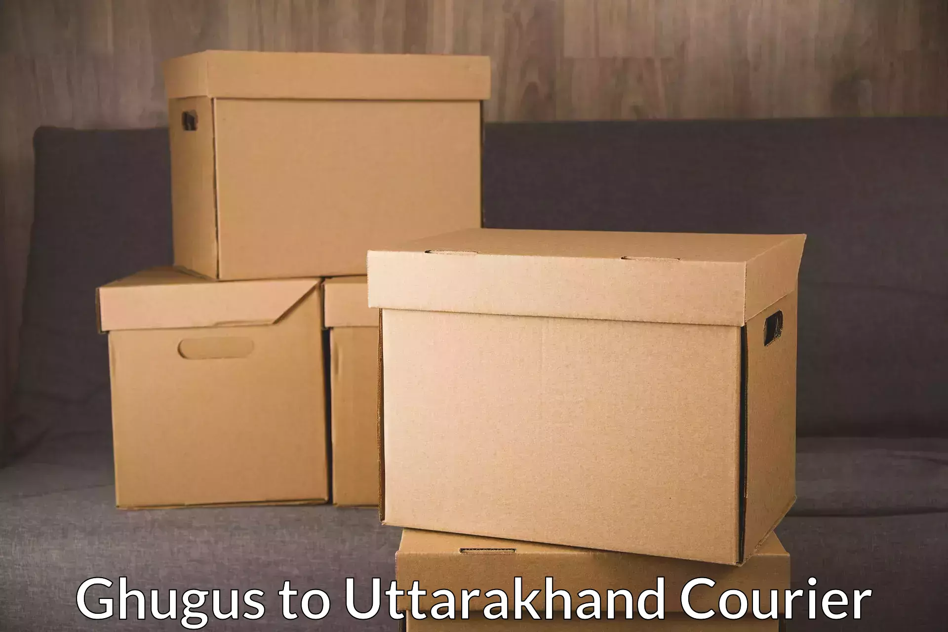 Large package courier in Ghugus to Roorkee