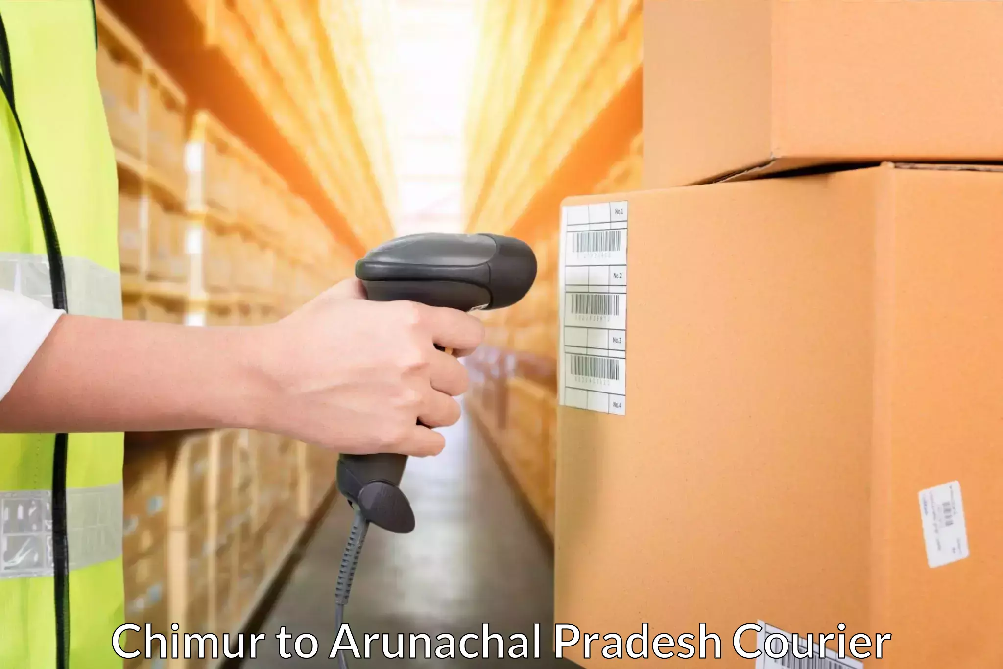 Efficient parcel transport Chimur to Aalo