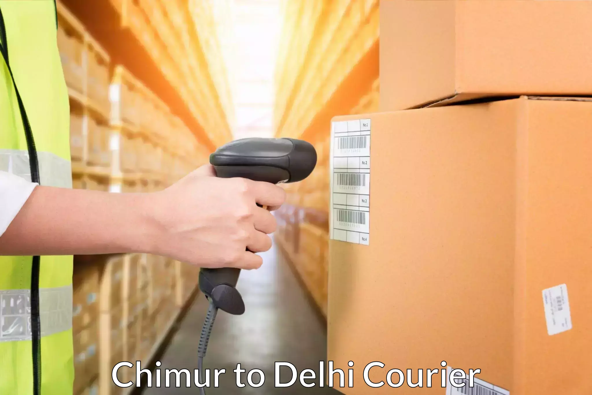 Fragile item shipping Chimur to Jamia Hamdard New Delhi
