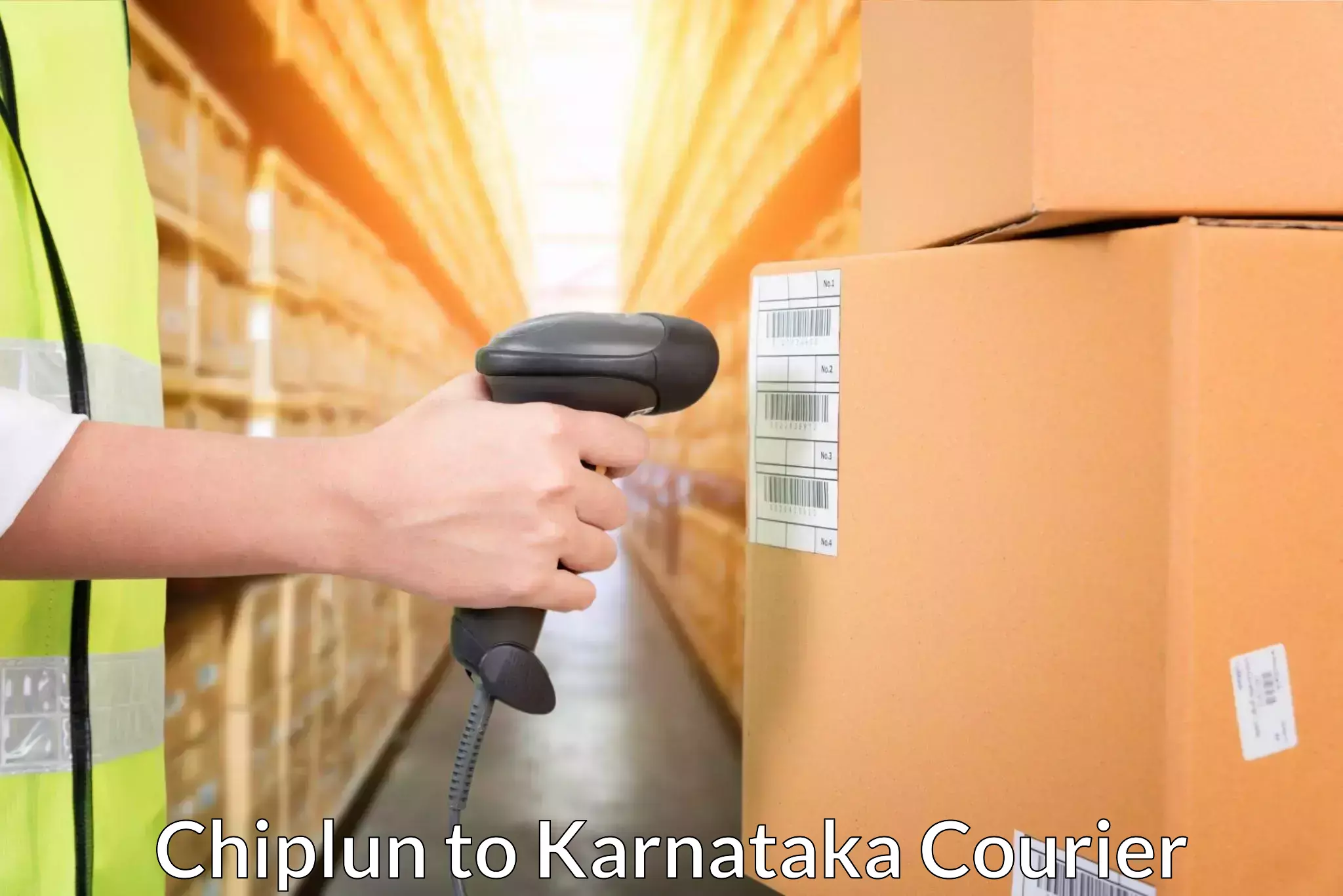 Courier dispatch services Chiplun to Saundatti Yallamma
