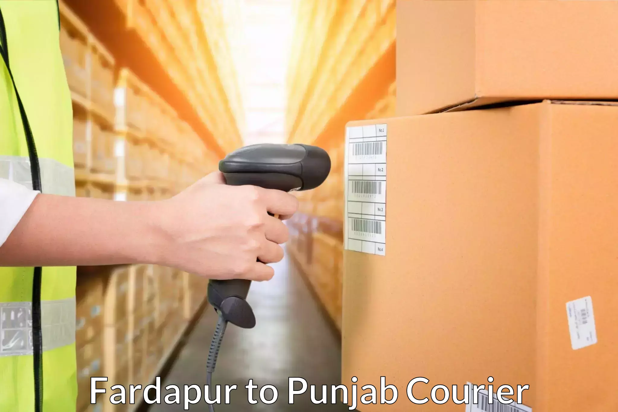 Easy access courier services Fardapur to IIT Ropar