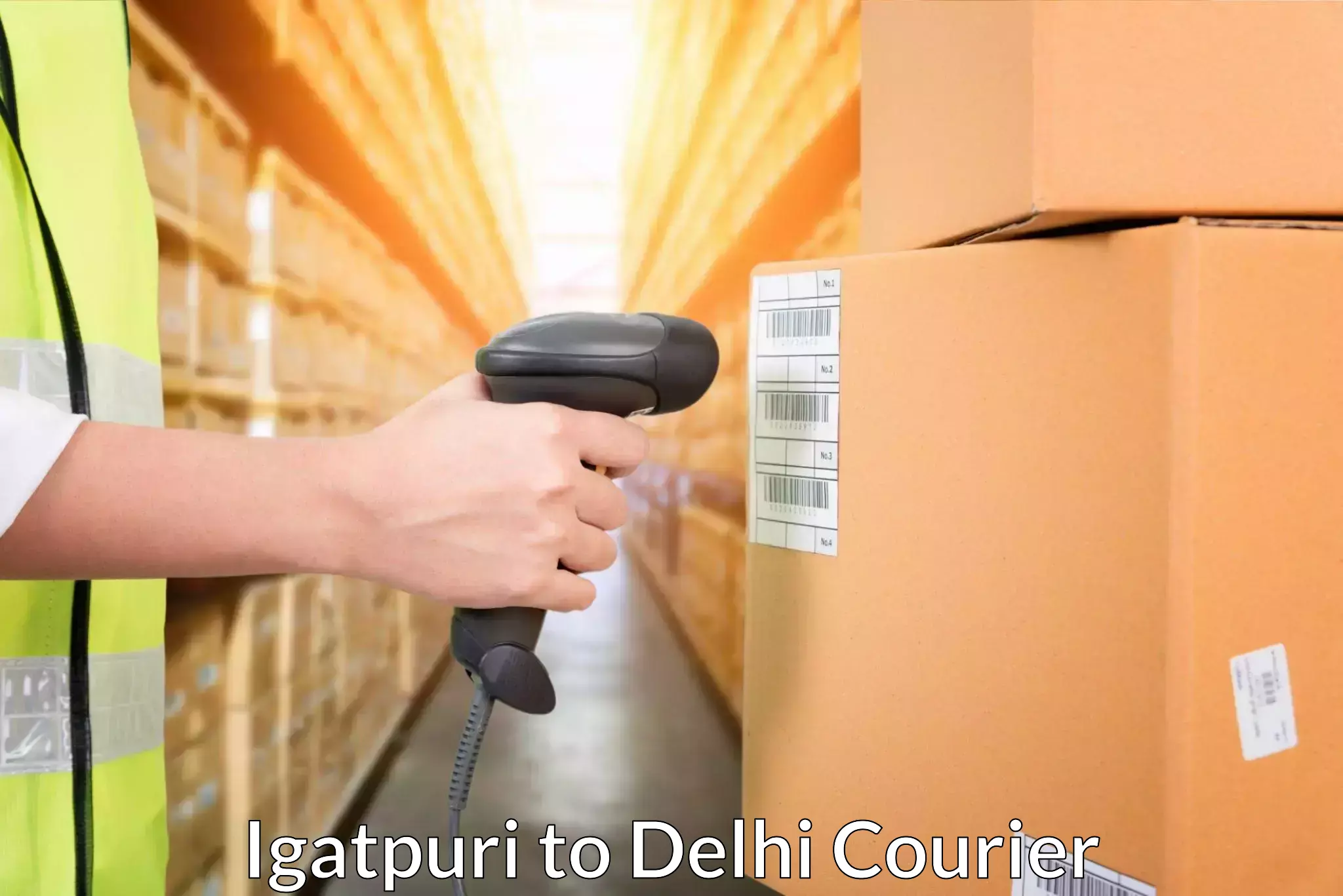 On-demand delivery Igatpuri to Jawaharlal Nehru University New Delhi