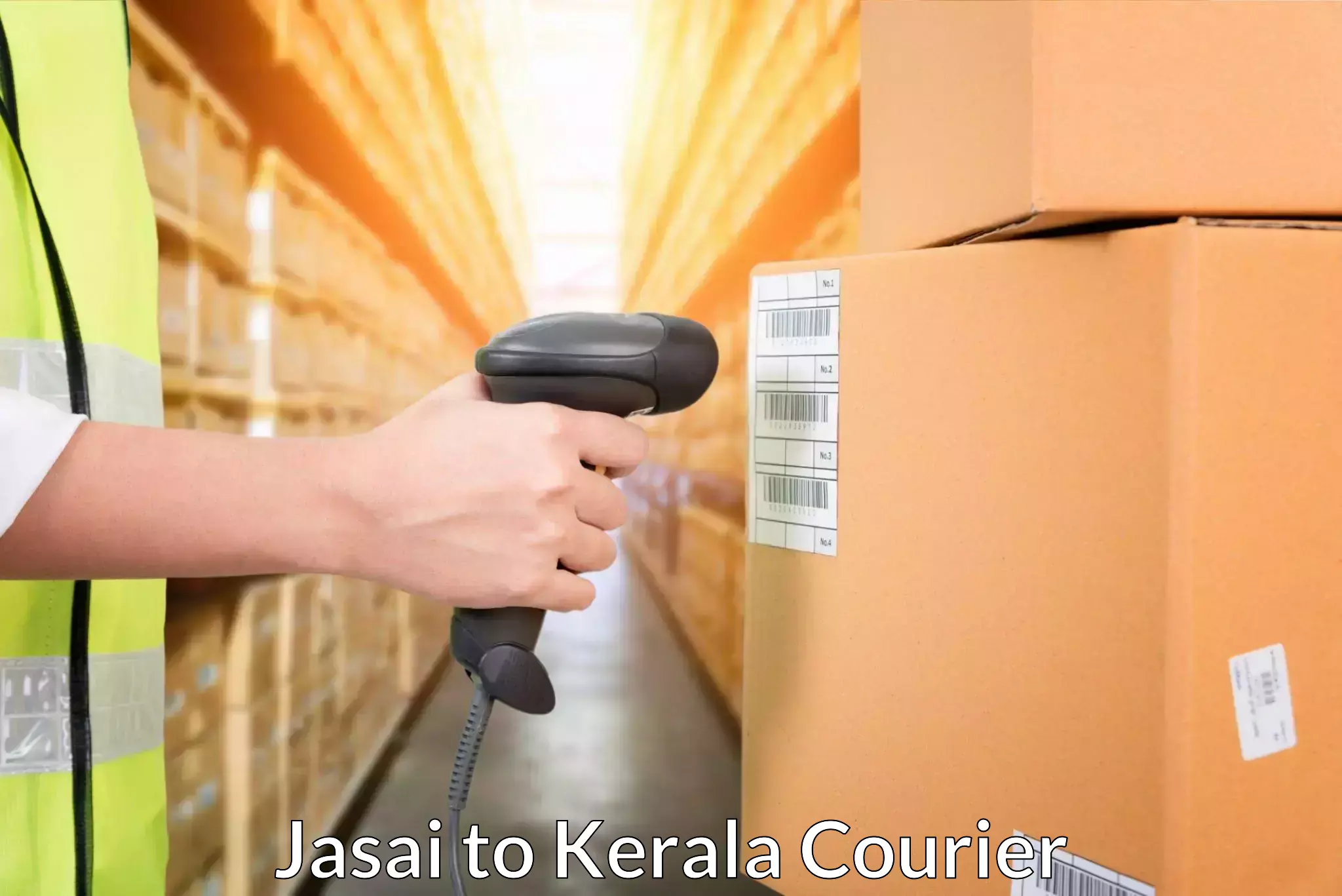 Local courier options Jasai to Thrissur