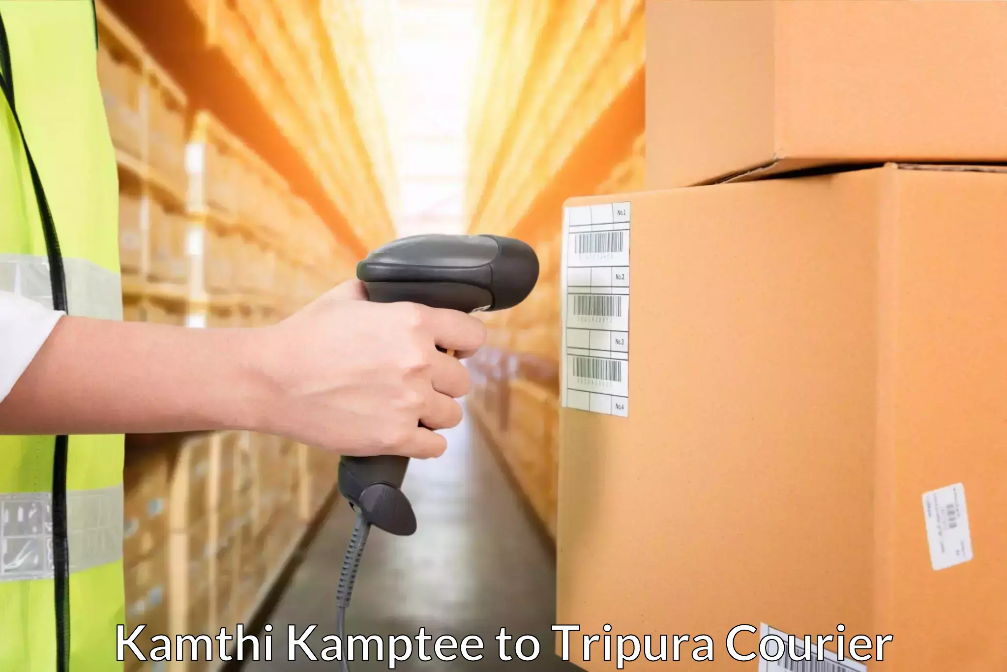 Affordable parcel rates Kamthi Kamptee to IIIT Agartala