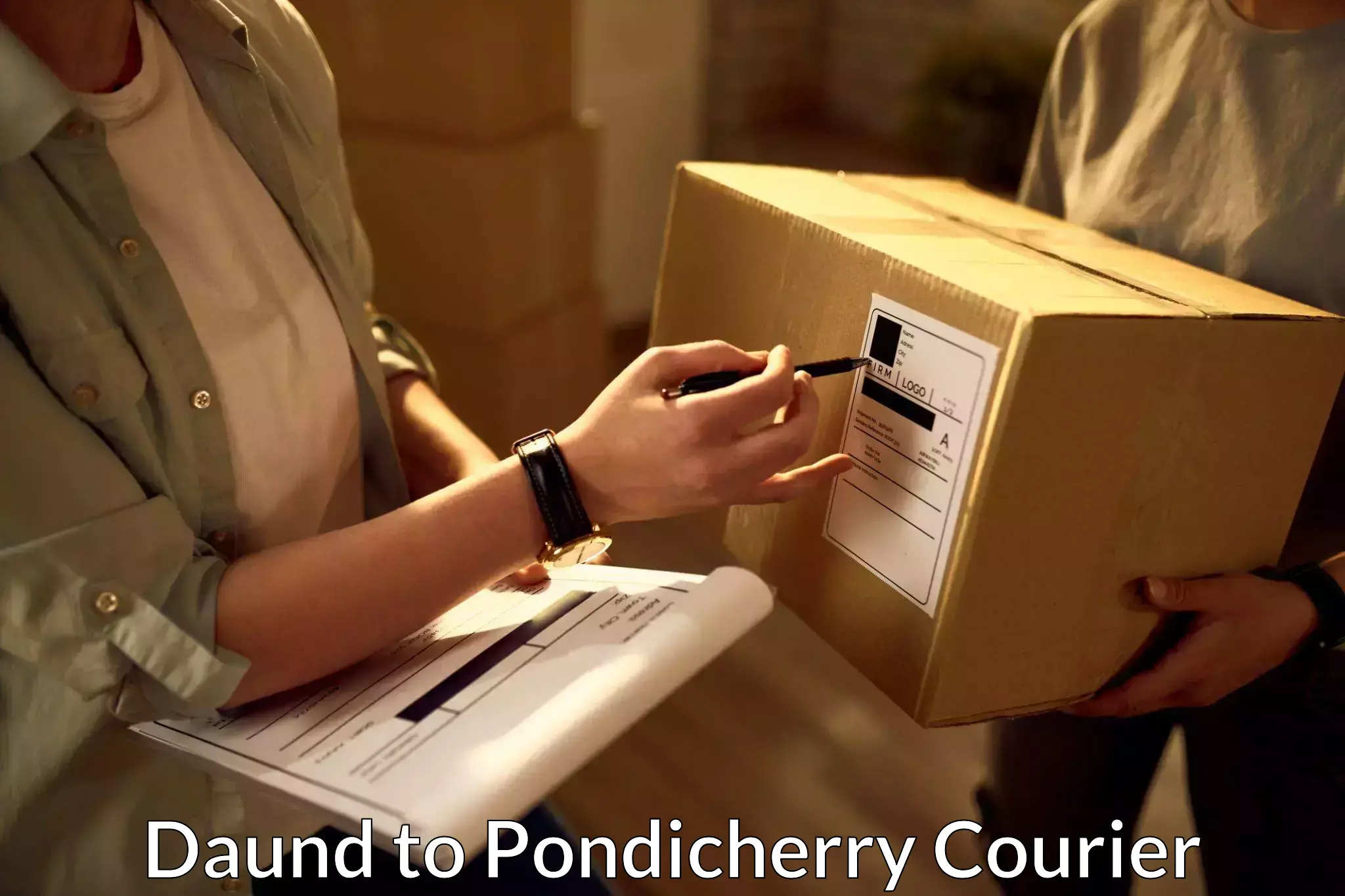 Subscription-based courier Daund to Pondicherry