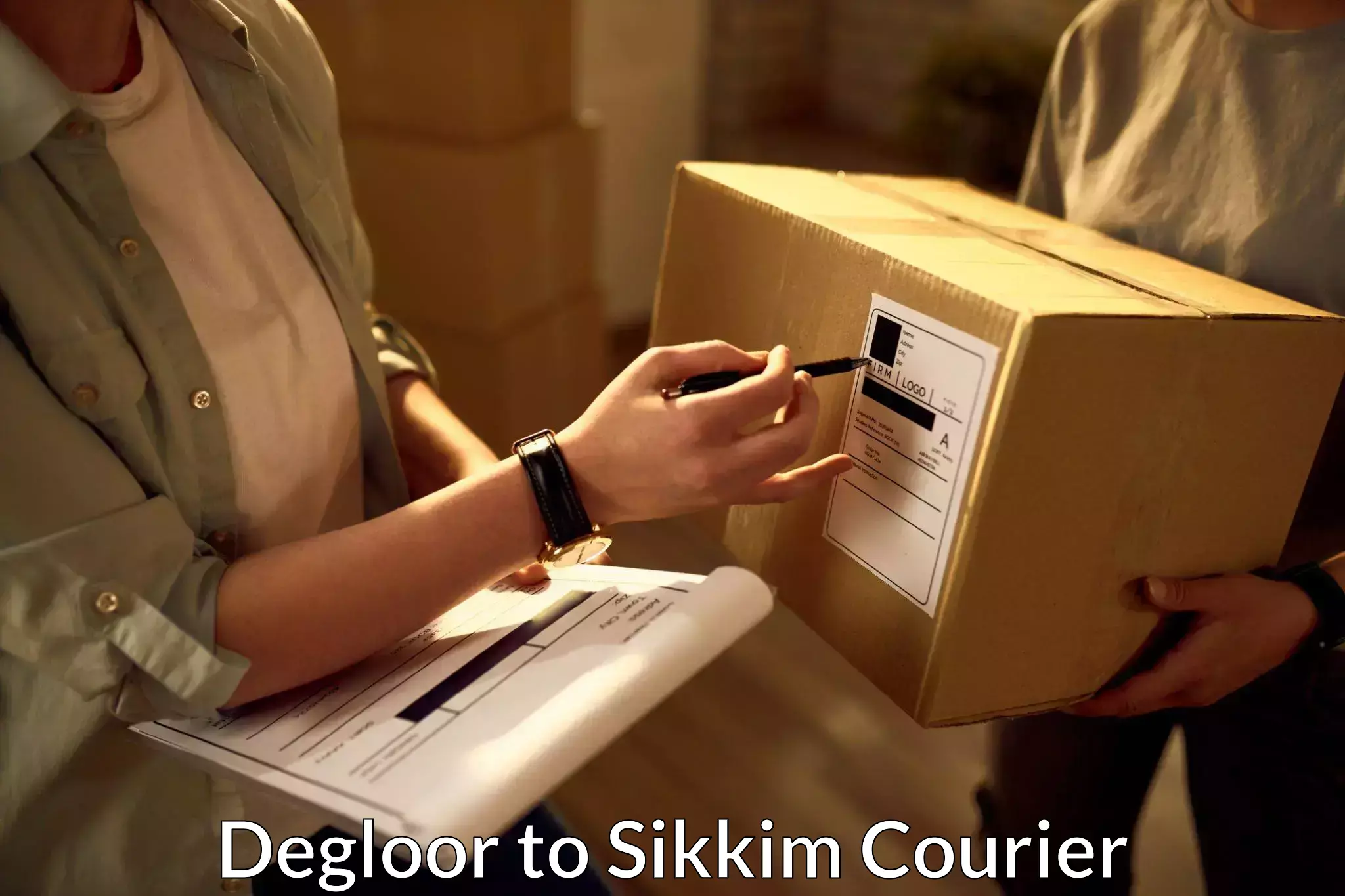 Business logistics support Degloor to West Sikkim