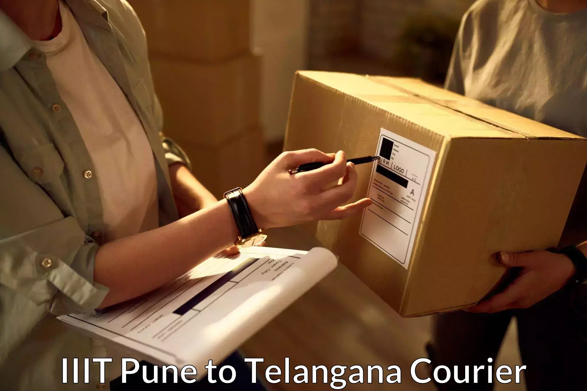 Courier app in IIIT Pune to Vikarabad