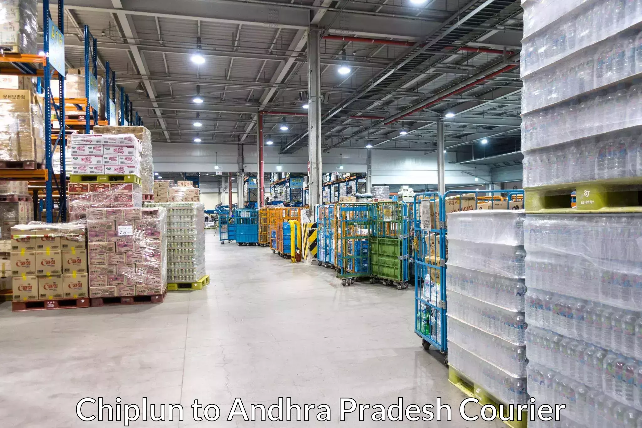 Affordable parcel rates Chiplun to Visakhapatnam Port