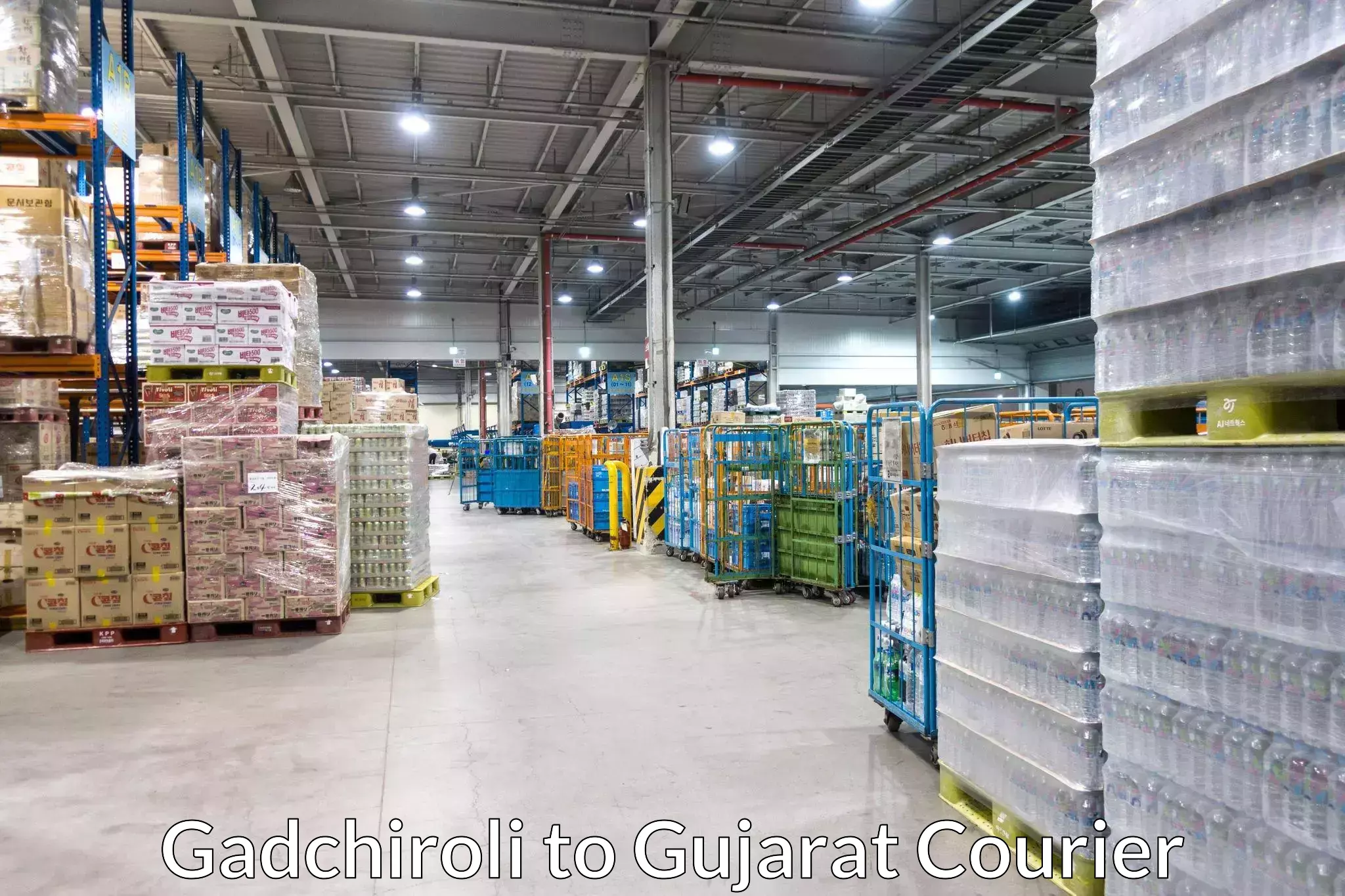 Courier insurance Gadchiroli to Surat