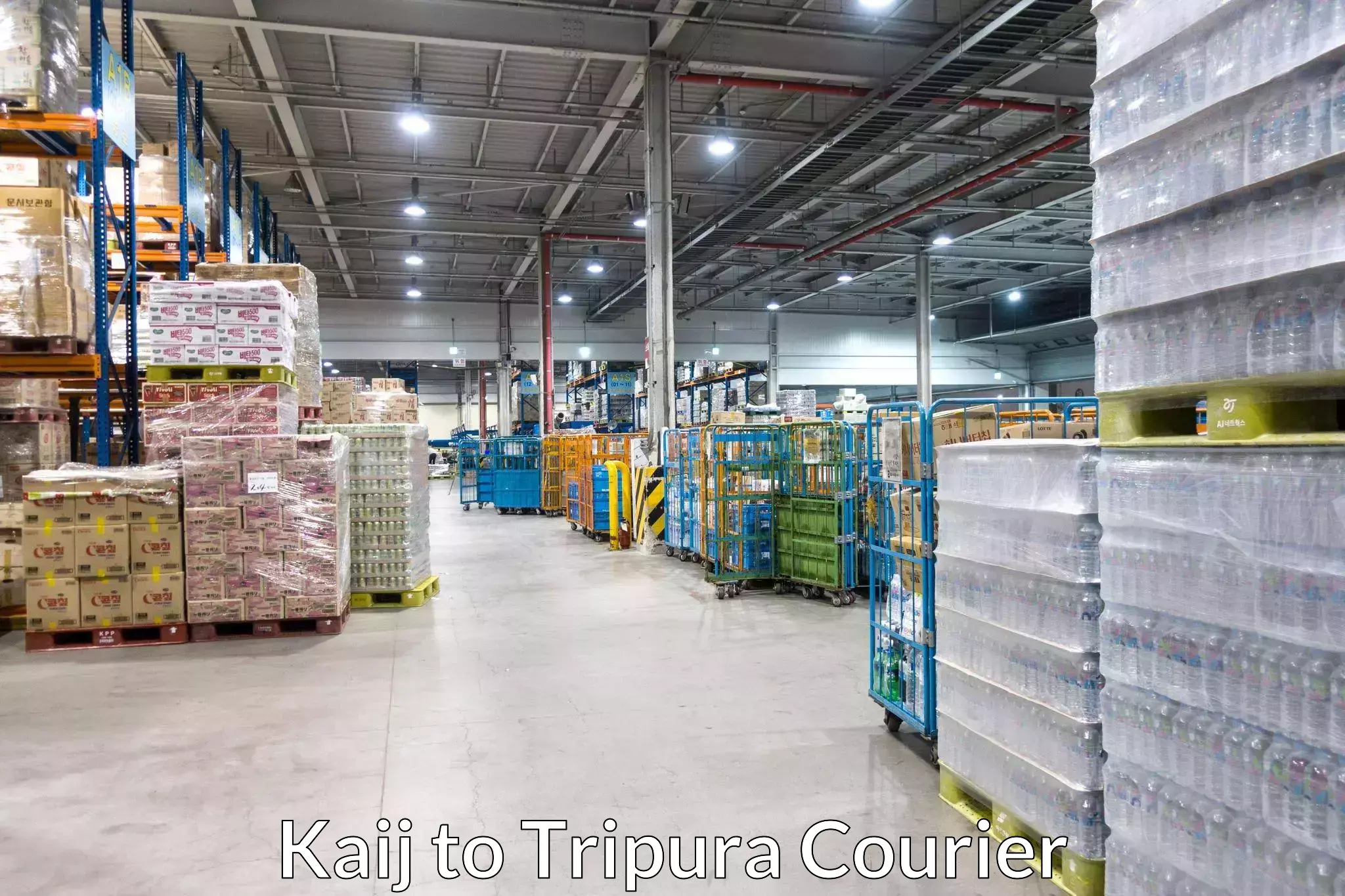 Delivery service partnership Kaij to Tripura
