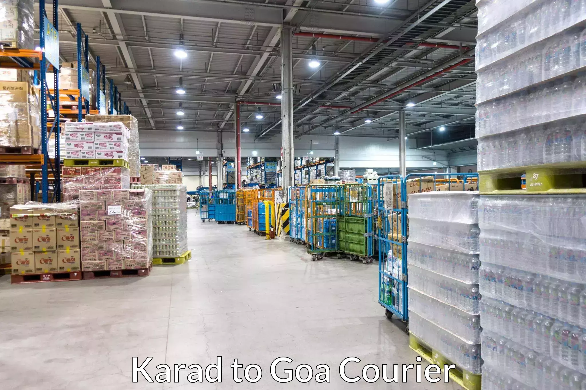 Multi-city courier Karad to Goa