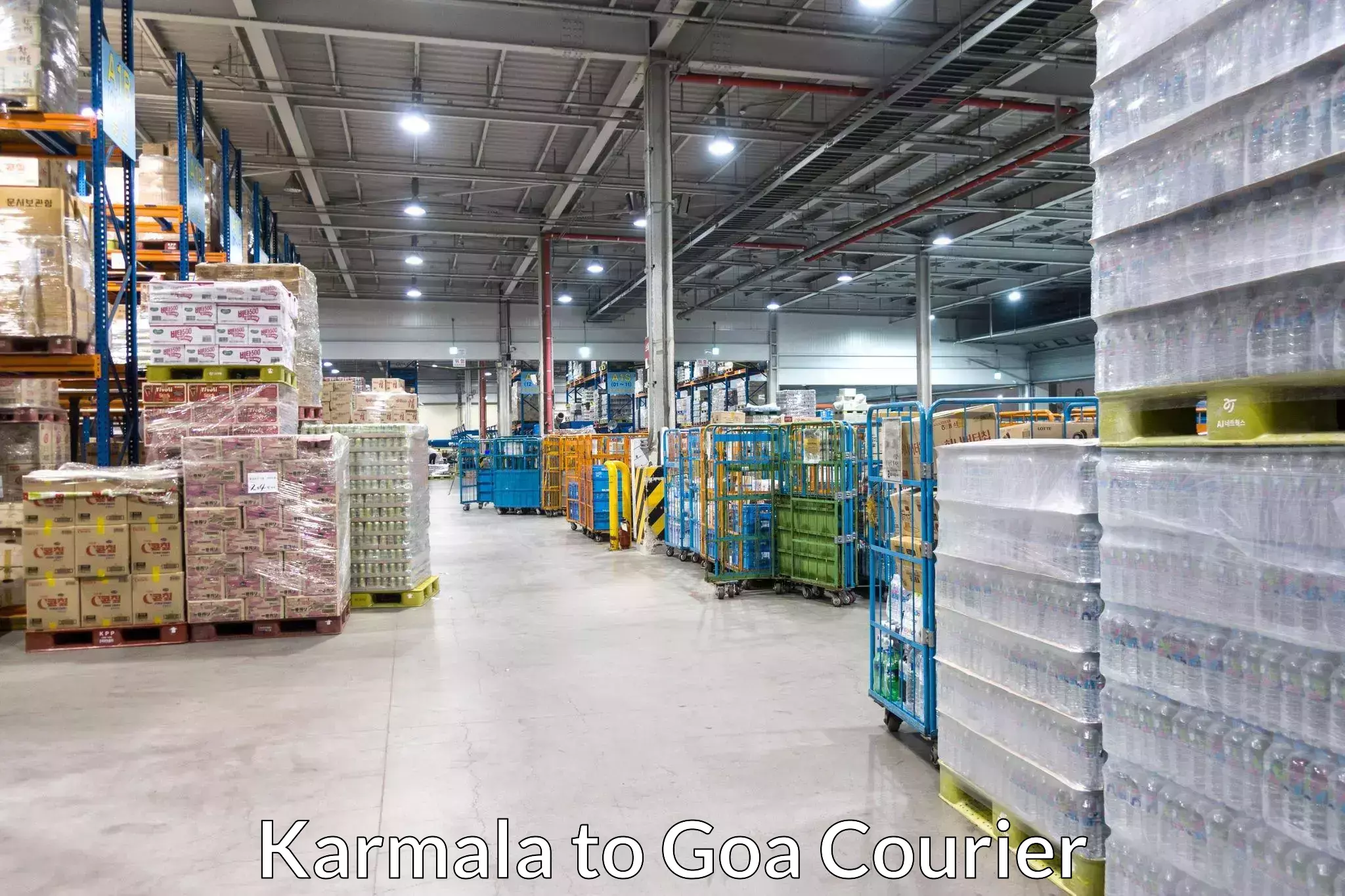24-hour courier service Karmala to Ponda