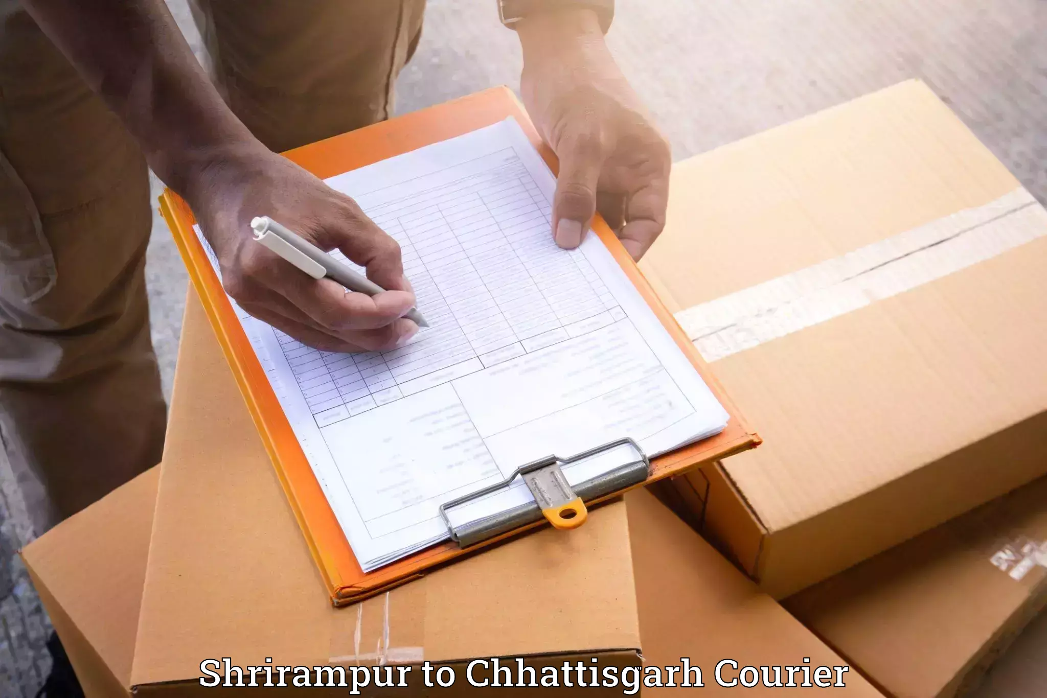 Household moving and storage Shrirampur to Chhattisgarh