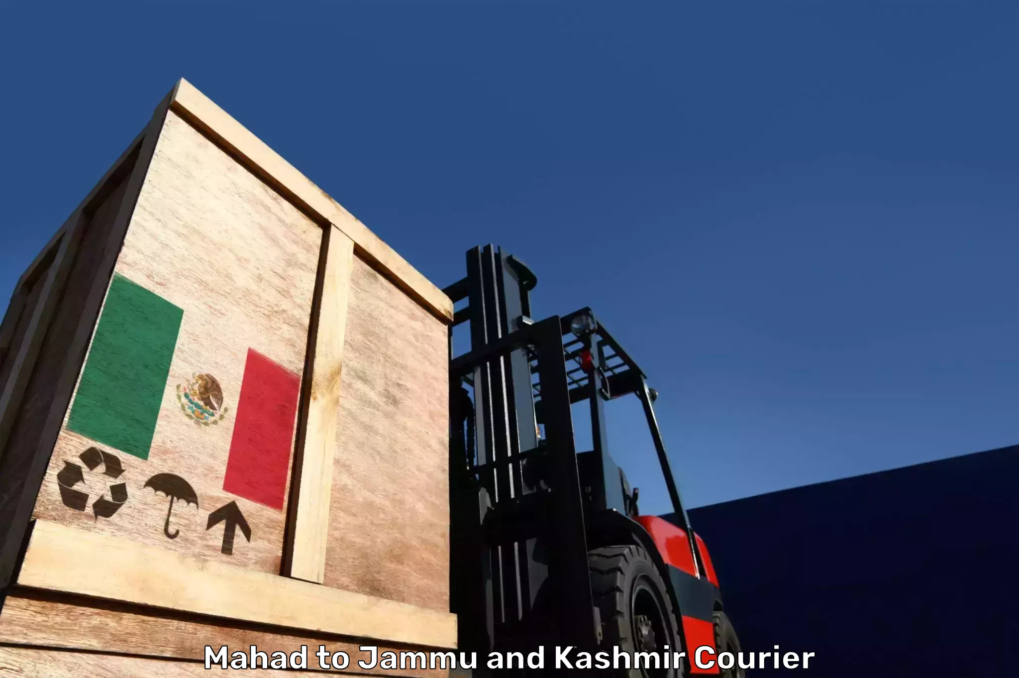 Luggage shipment tracking Mahad to Jammu and Kashmir