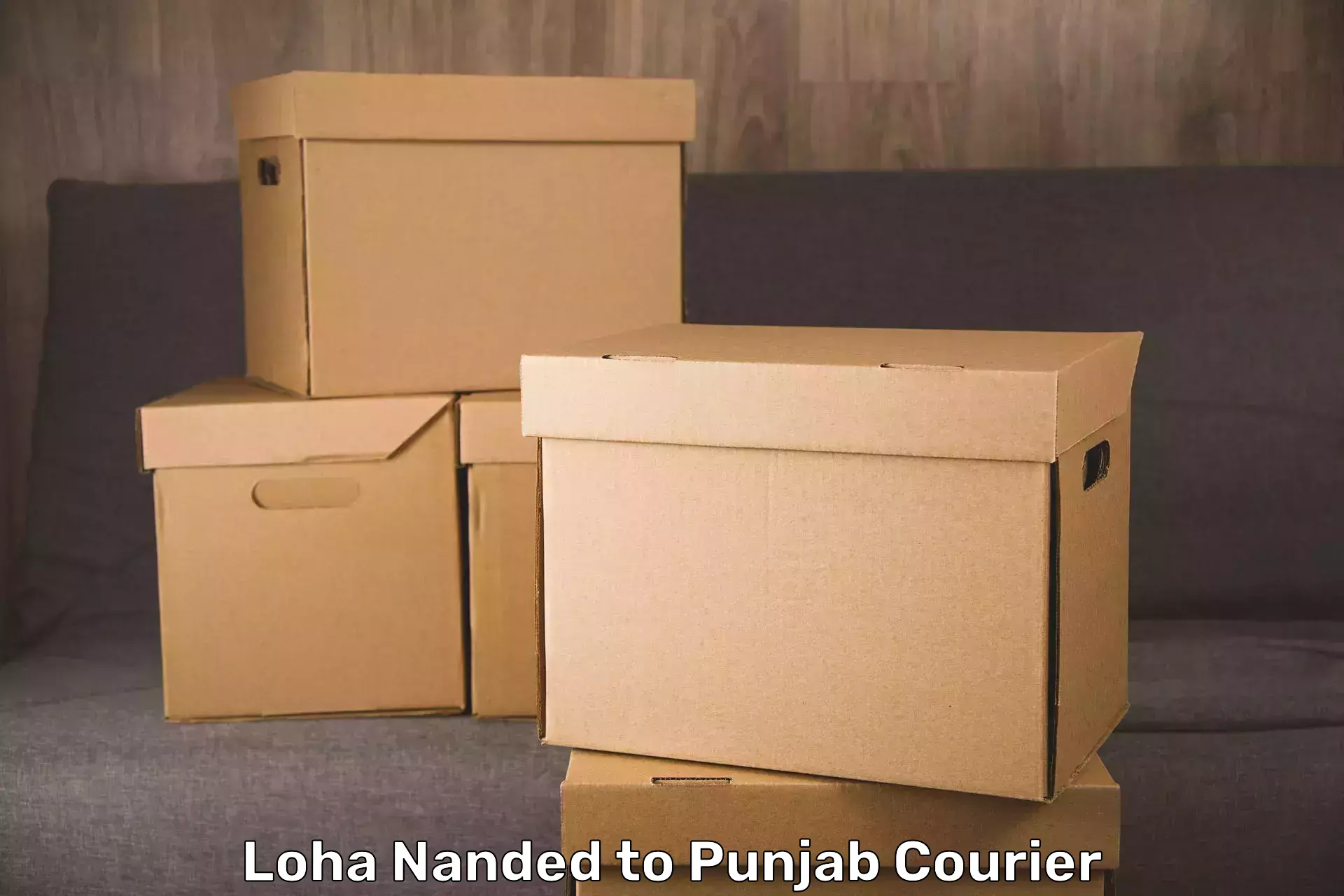 Luggage transport service Loha Nanded to Central University of Punjab Bathinda
