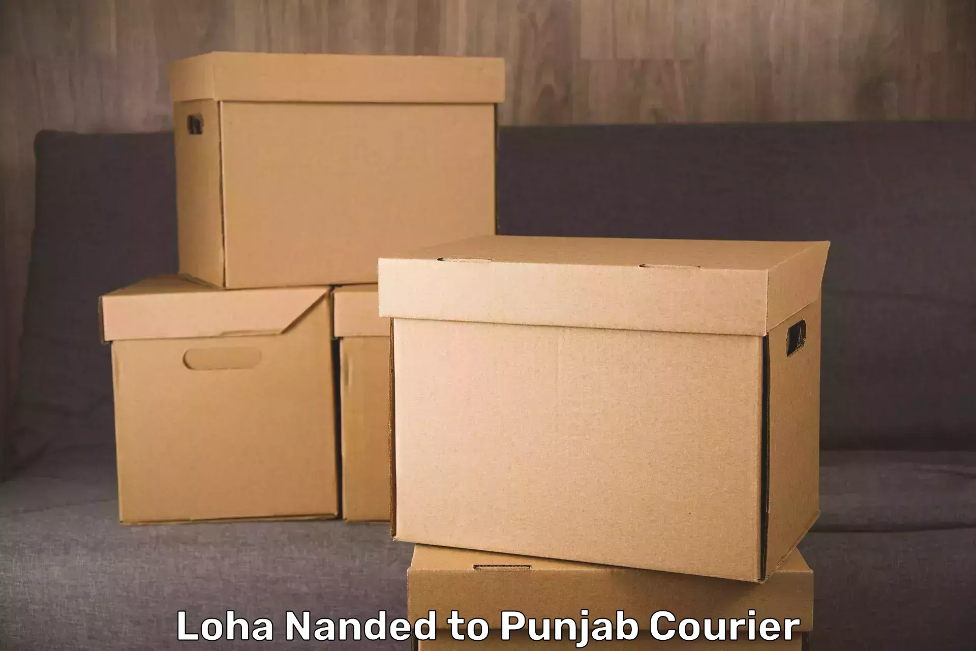 Baggage courier service Loha Nanded to Ajnala