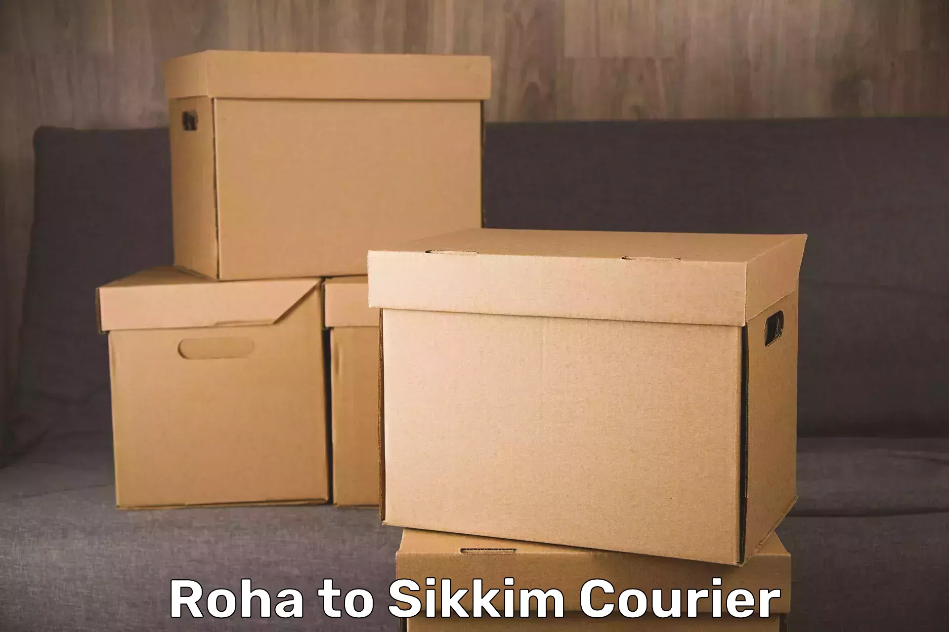 Urgent luggage shipment Roha to North Sikkim