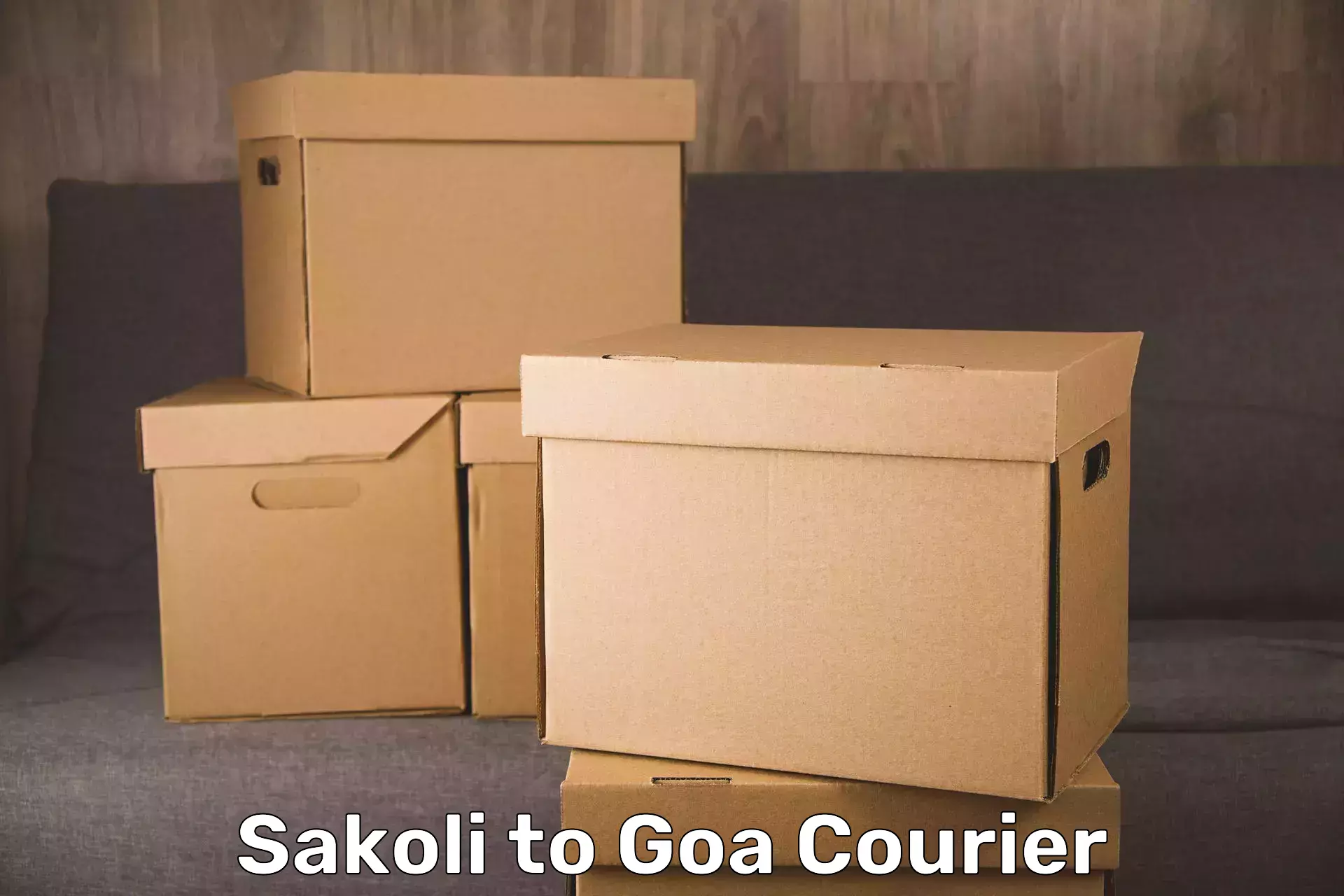 Door to door luggage delivery Sakoli to Panaji