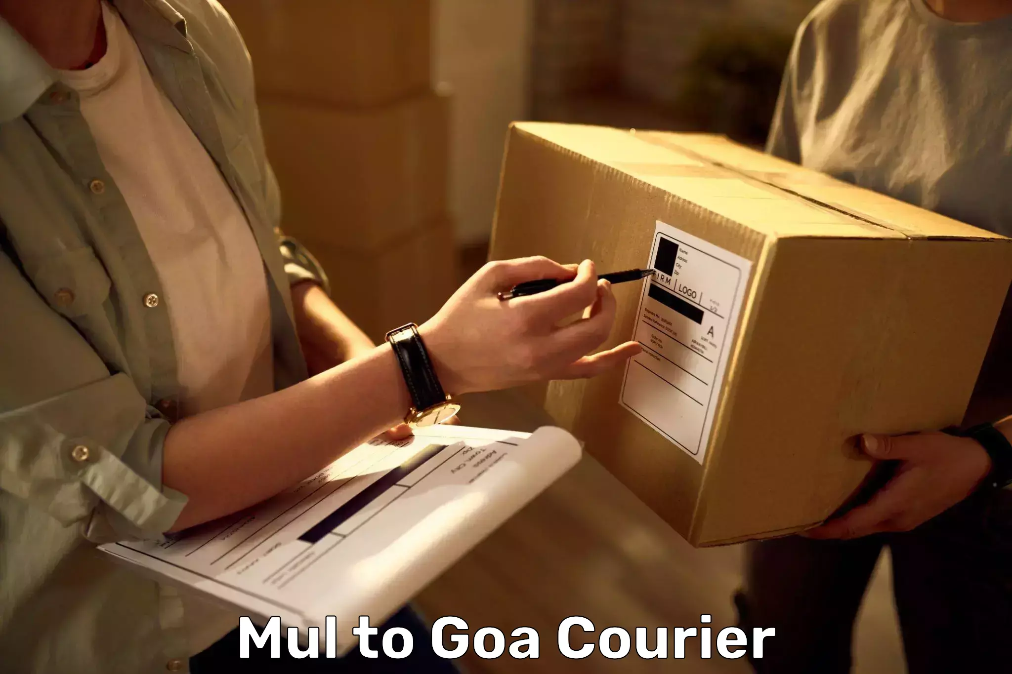 Baggage courier operations Mul to Panaji