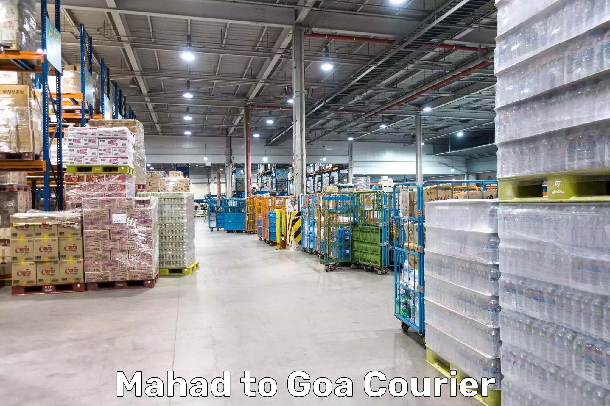 Affordable luggage courier in Mahad to IIT Goa