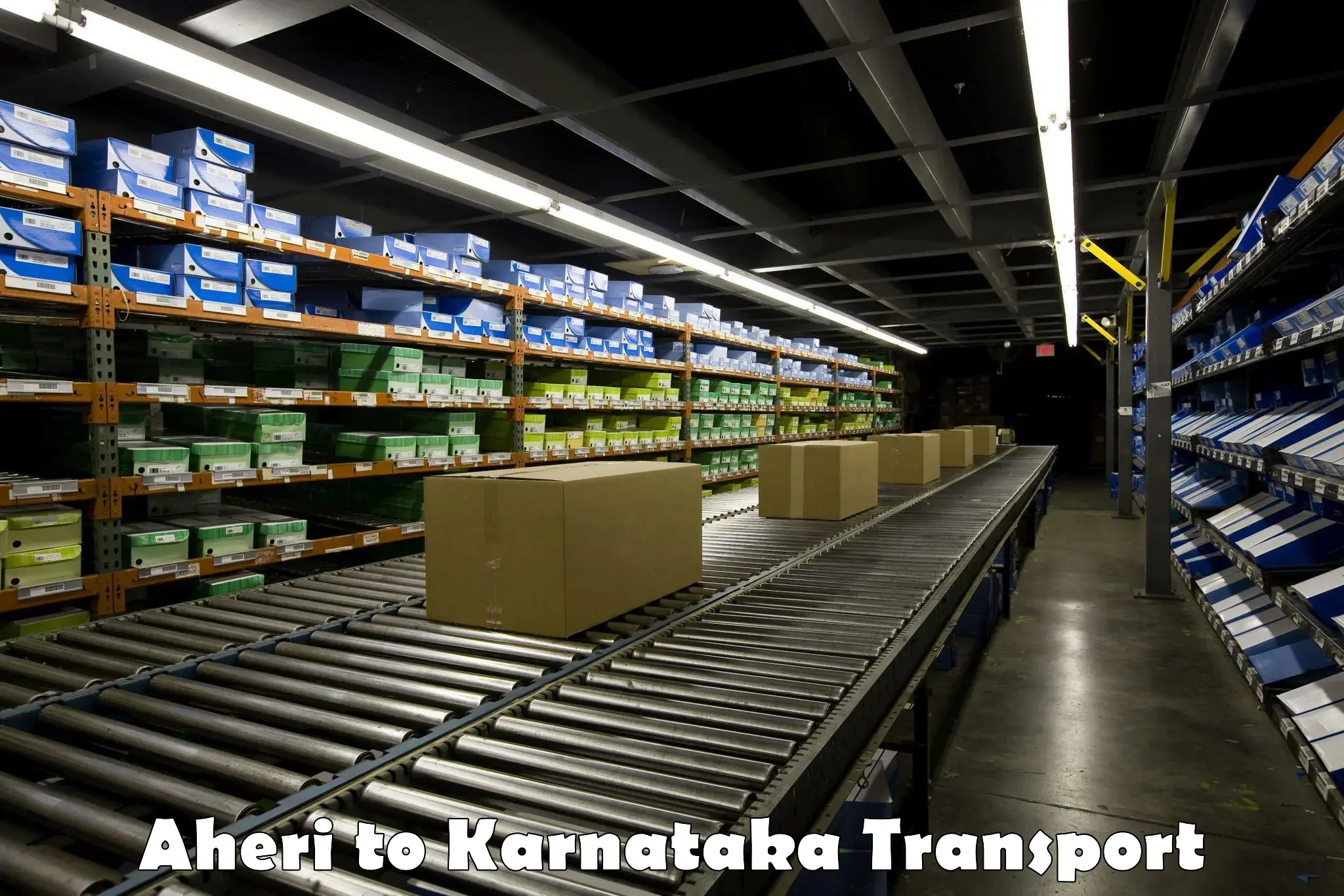 Lorry transport service Aheri to Karnataka
