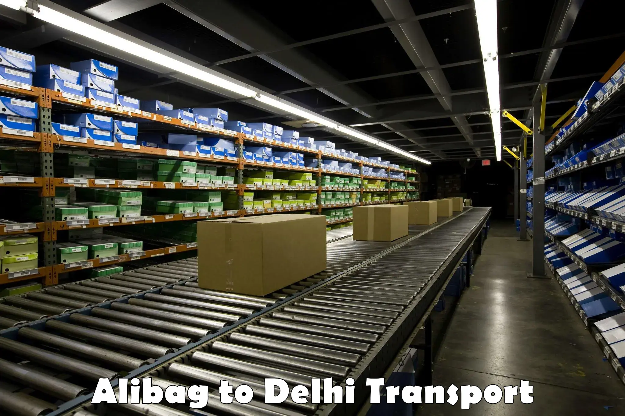 Express transport services in Alibag to Delhi Technological University DTU
